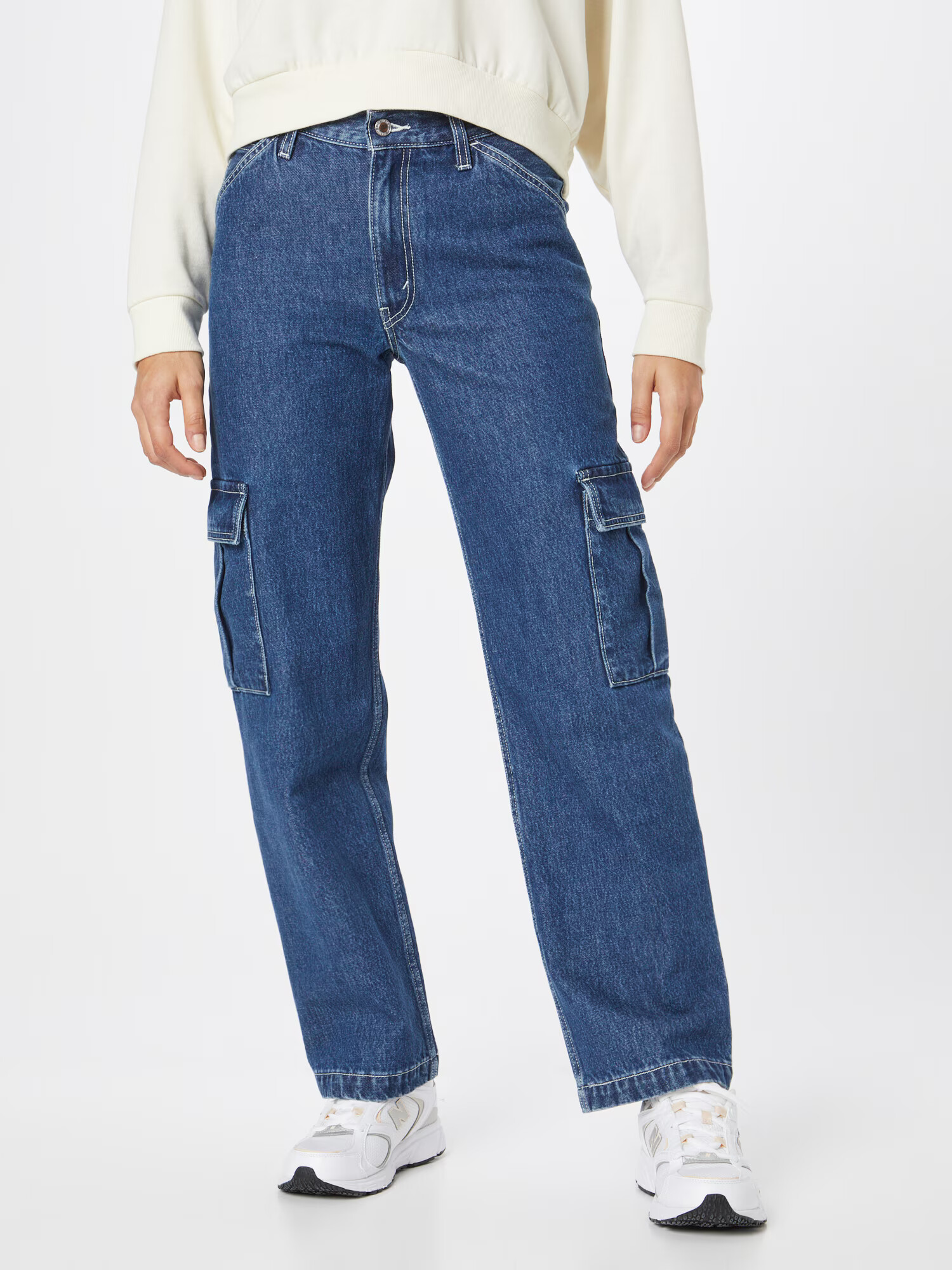 LEVI'S Pantaloni eleganți albastru denim - Pled.ro