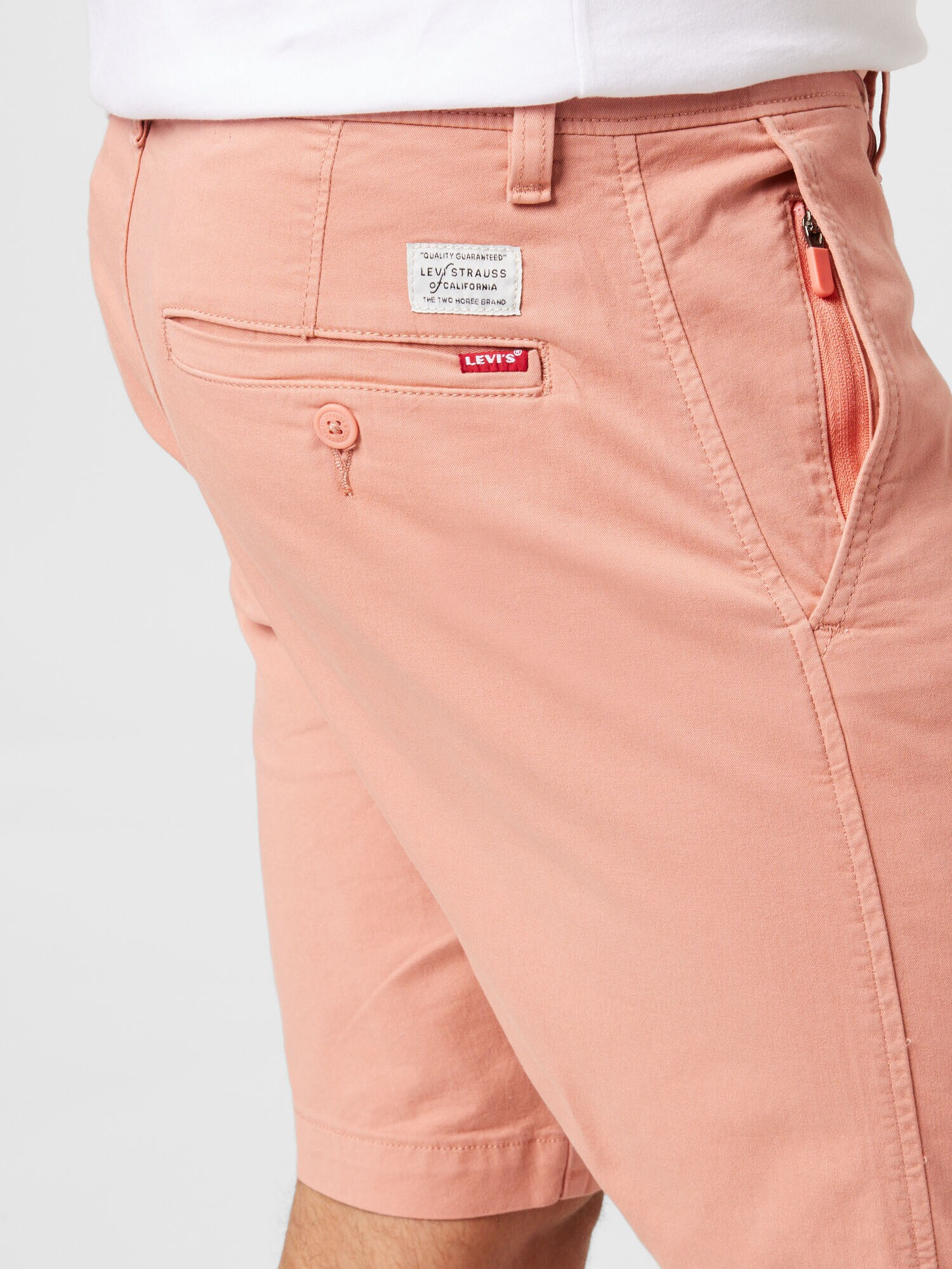 LEVI'S ® Pantaloni eleganți roz / alb - Pled.ro