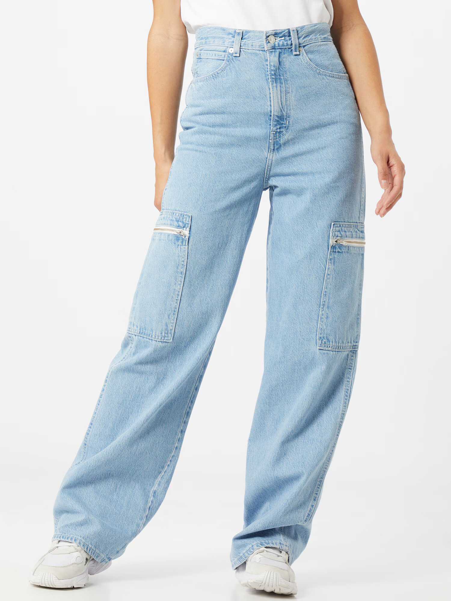 LEVI'S ® Pantaloni eleganți 'UTILITY HIGH LOOSE' albastru deschis - Pled.ro