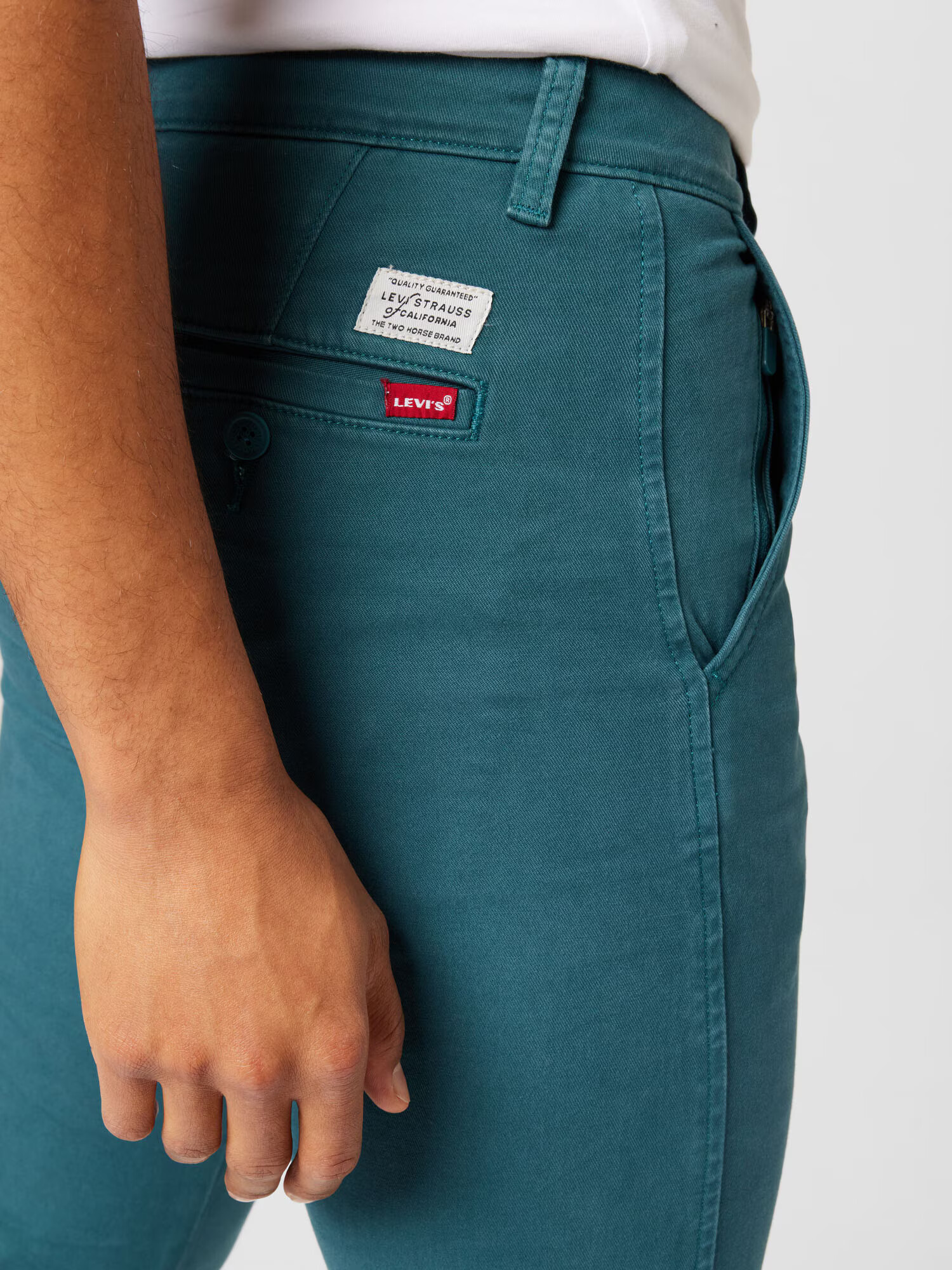 LEVI'S Pantaloni eleganți verde jad - Pled.ro