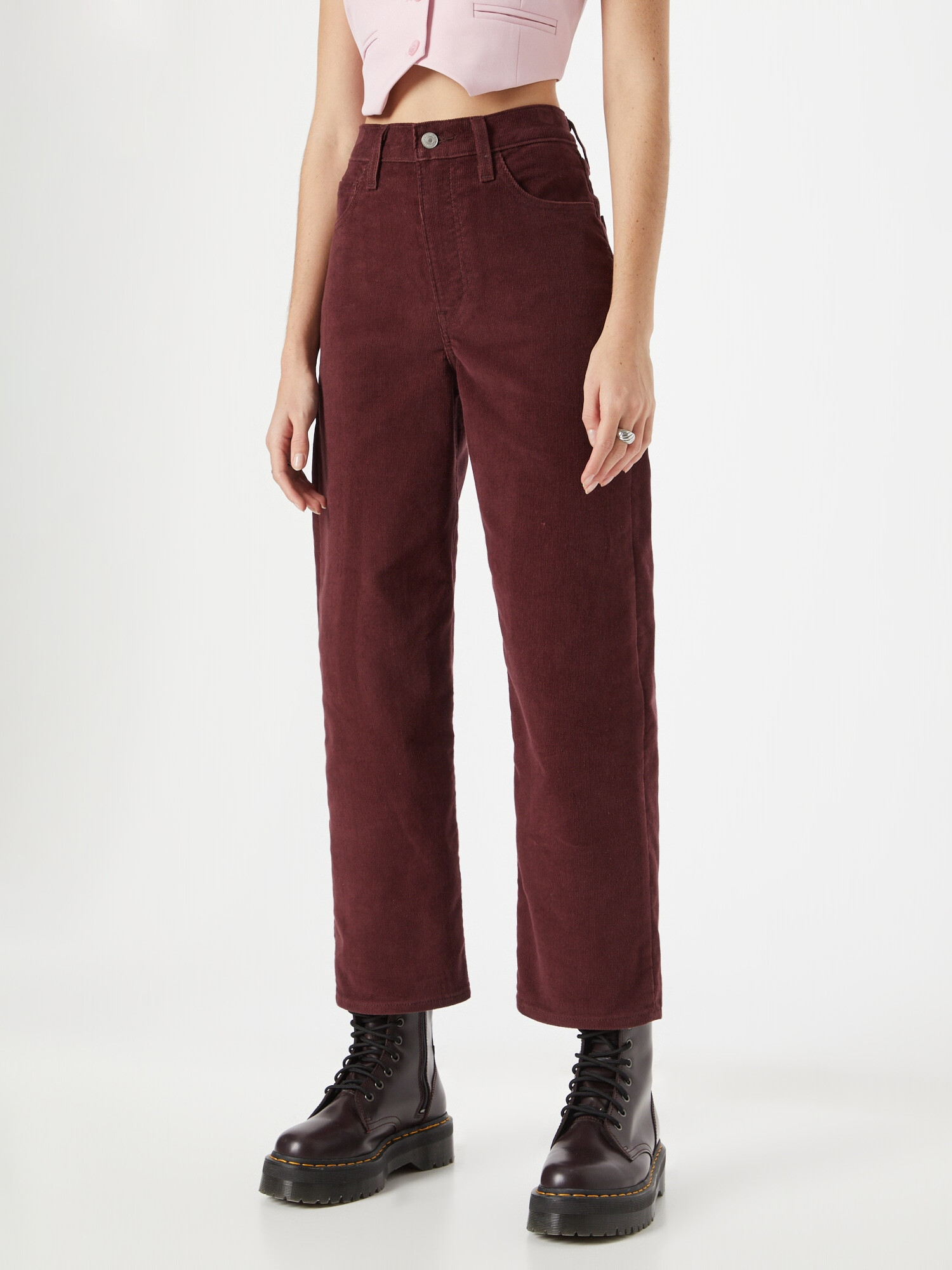 LEVI'S Pantaloni roșu burgundy - Pled.ro