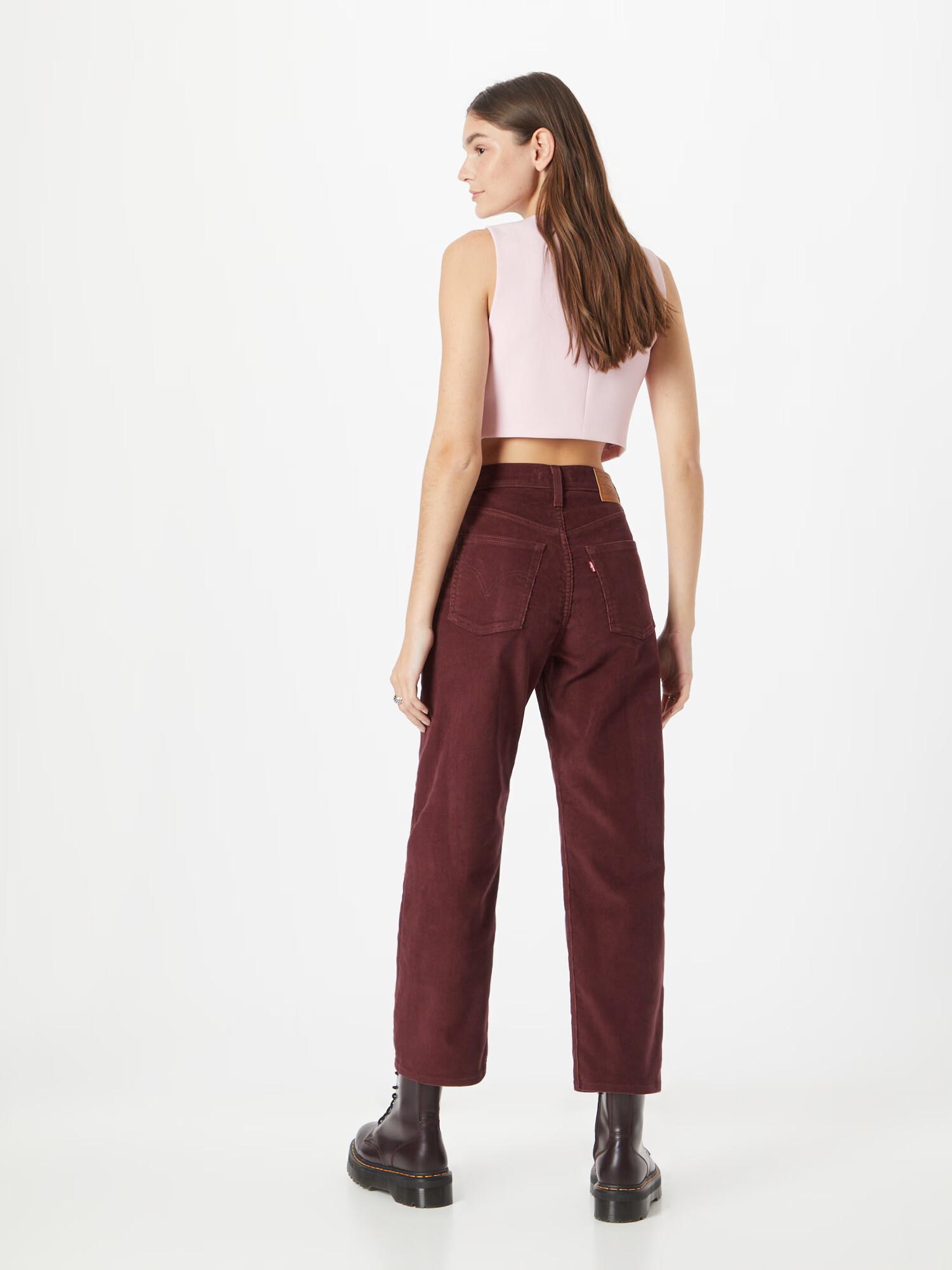 LEVI'S Pantaloni roșu burgundy - Pled.ro