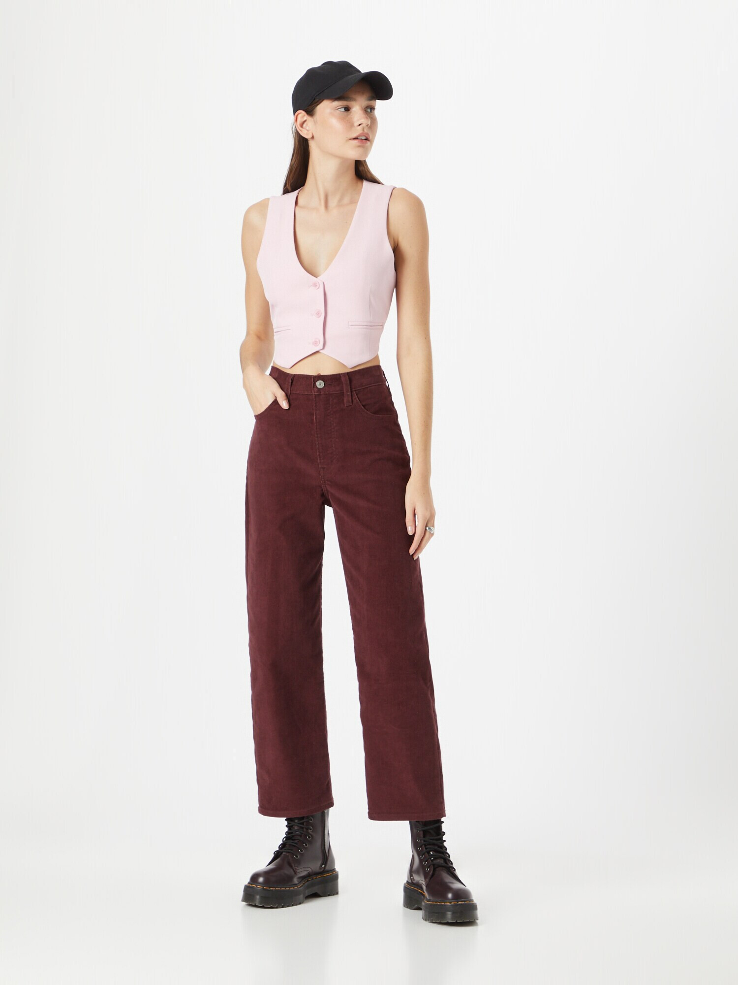 LEVI'S Pantaloni roșu burgundy - Pled.ro