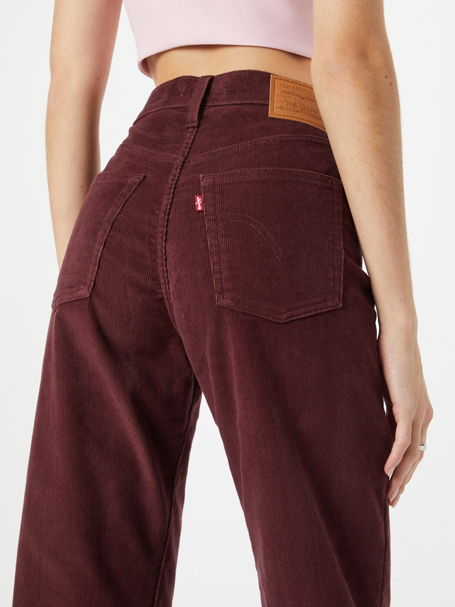 LEVI'S Pantaloni roșu burgundy - Pled.ro