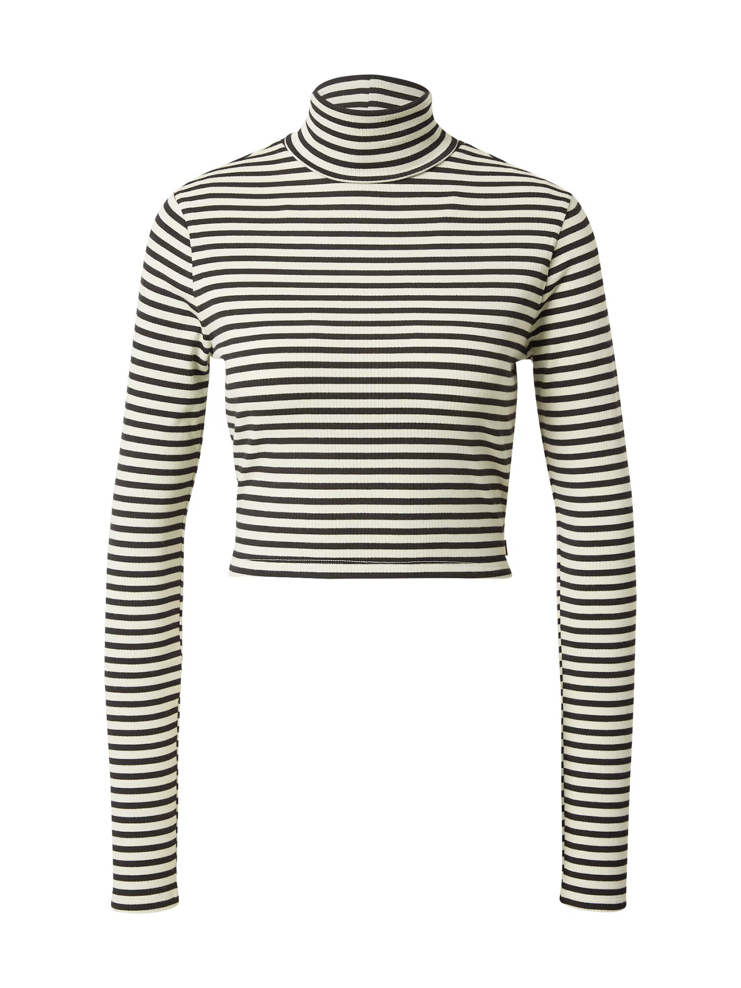 LEVI'S Pulover 'D0 TURTLENECK BLACKS' negru / alb - Pled.ro