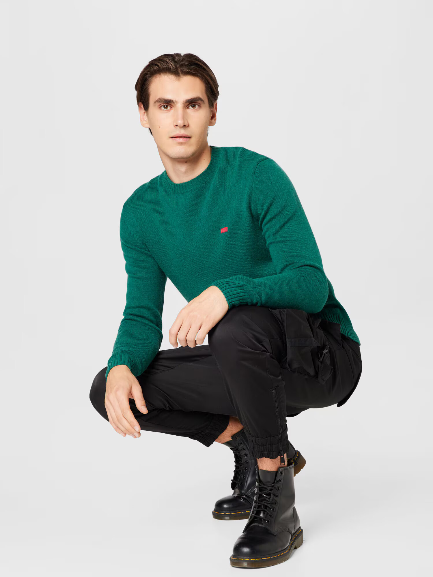 LEVI'S Pulover verde smarald / roșu - Pled.ro