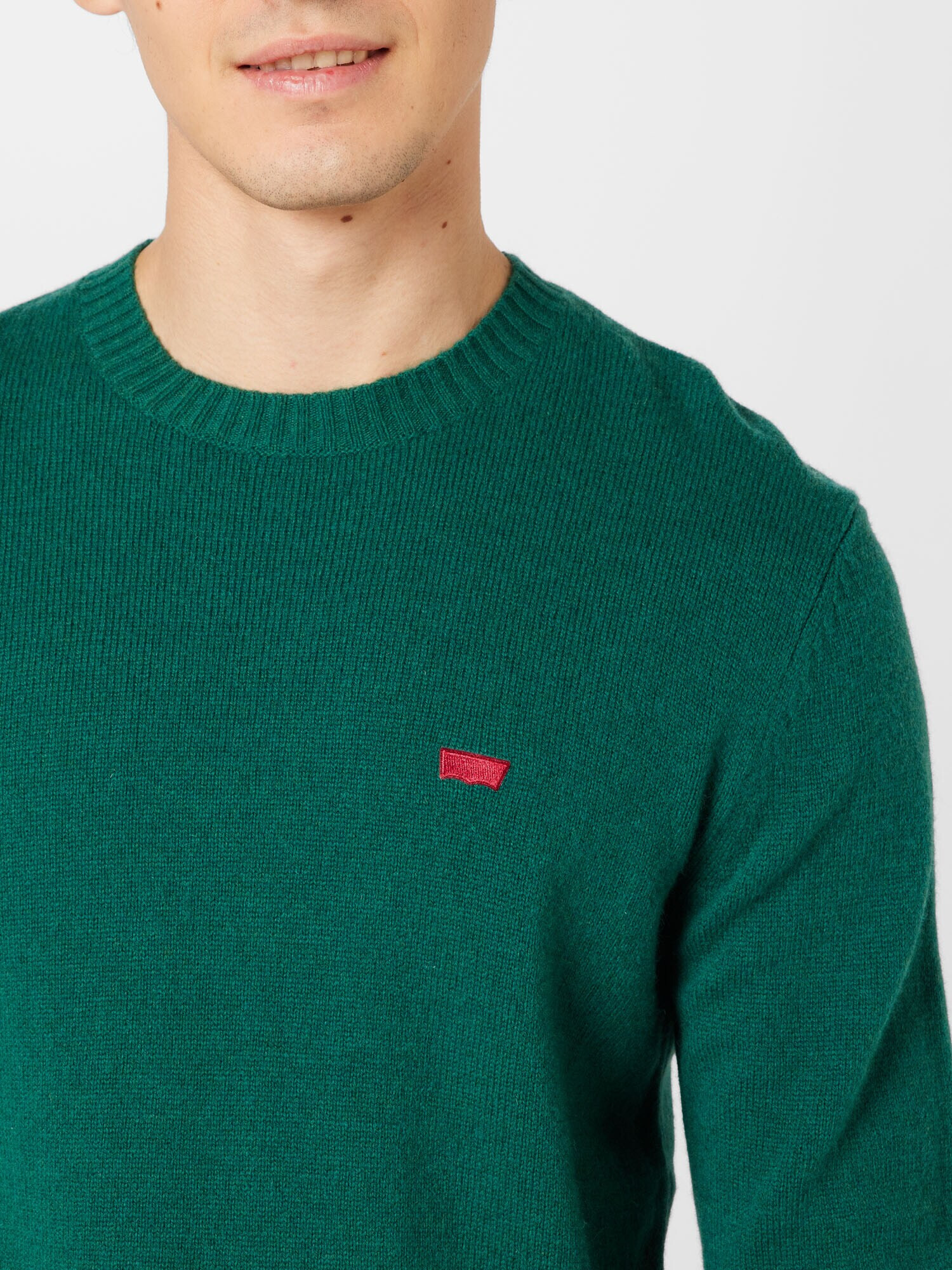 LEVI'S Pulover verde smarald / roșu - Pled.ro