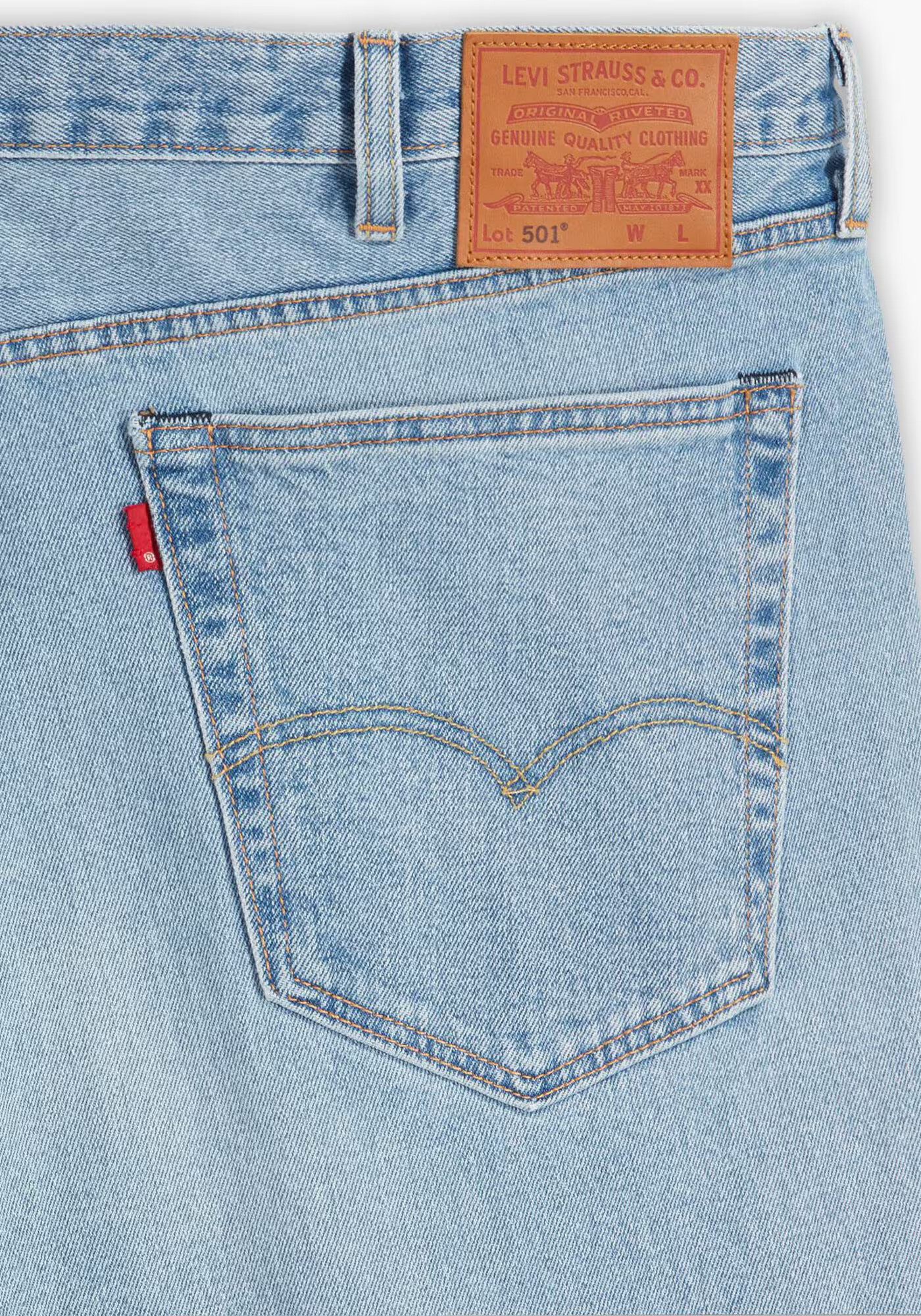 Levi's® Big & Tall Jeans '501' albastru deschis - Pled.ro