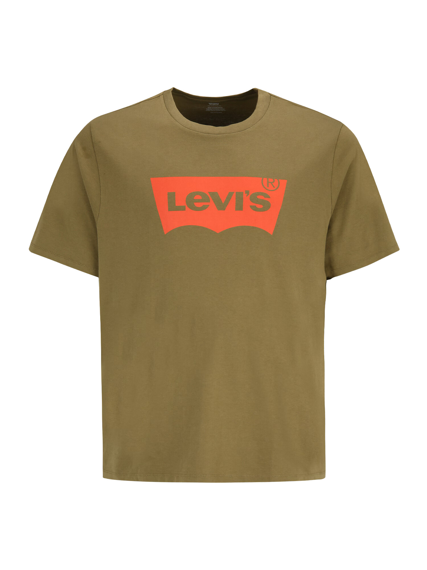 Levi's® Big & Tall Tricou 'B&T BIG GRAPHIC TEE GREENS' oliv / portocaliu închis - Pled.ro