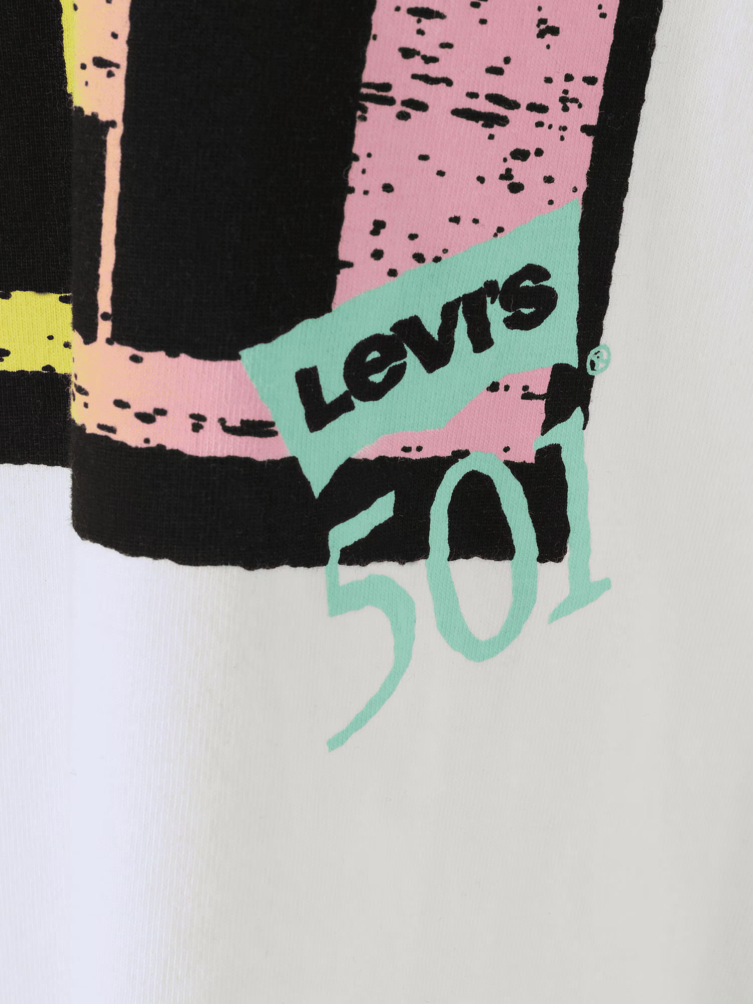 Levi's® Big & Tall Tricou 'BIG VNTG FIT GRAPHIC TEE NEUTRALS' galben / roz deschis / negru / alb - Pled.ro