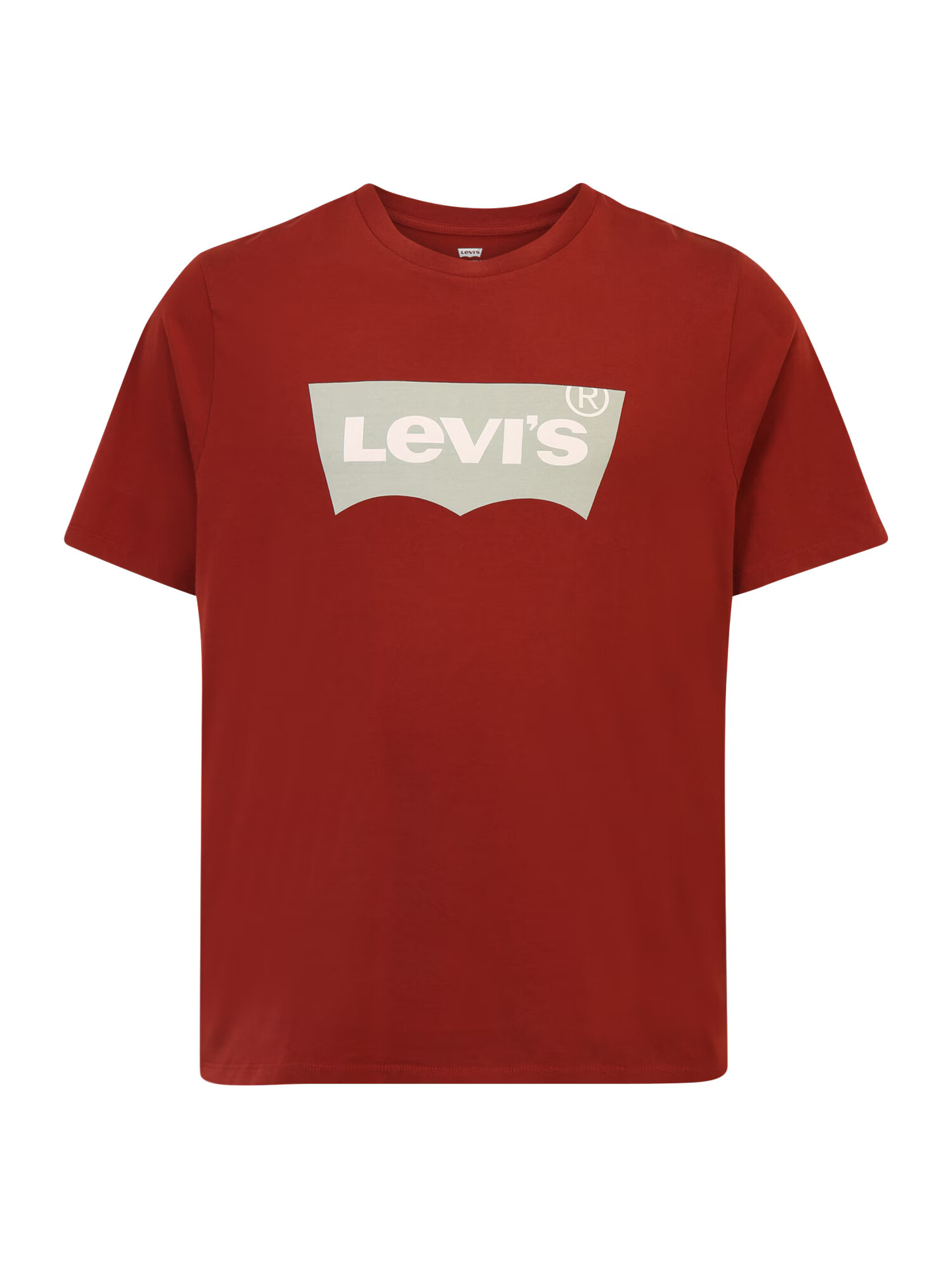 Levi's® Big & Tall Tricou gri deschis / roșu ruginiu / alb - Pled.ro