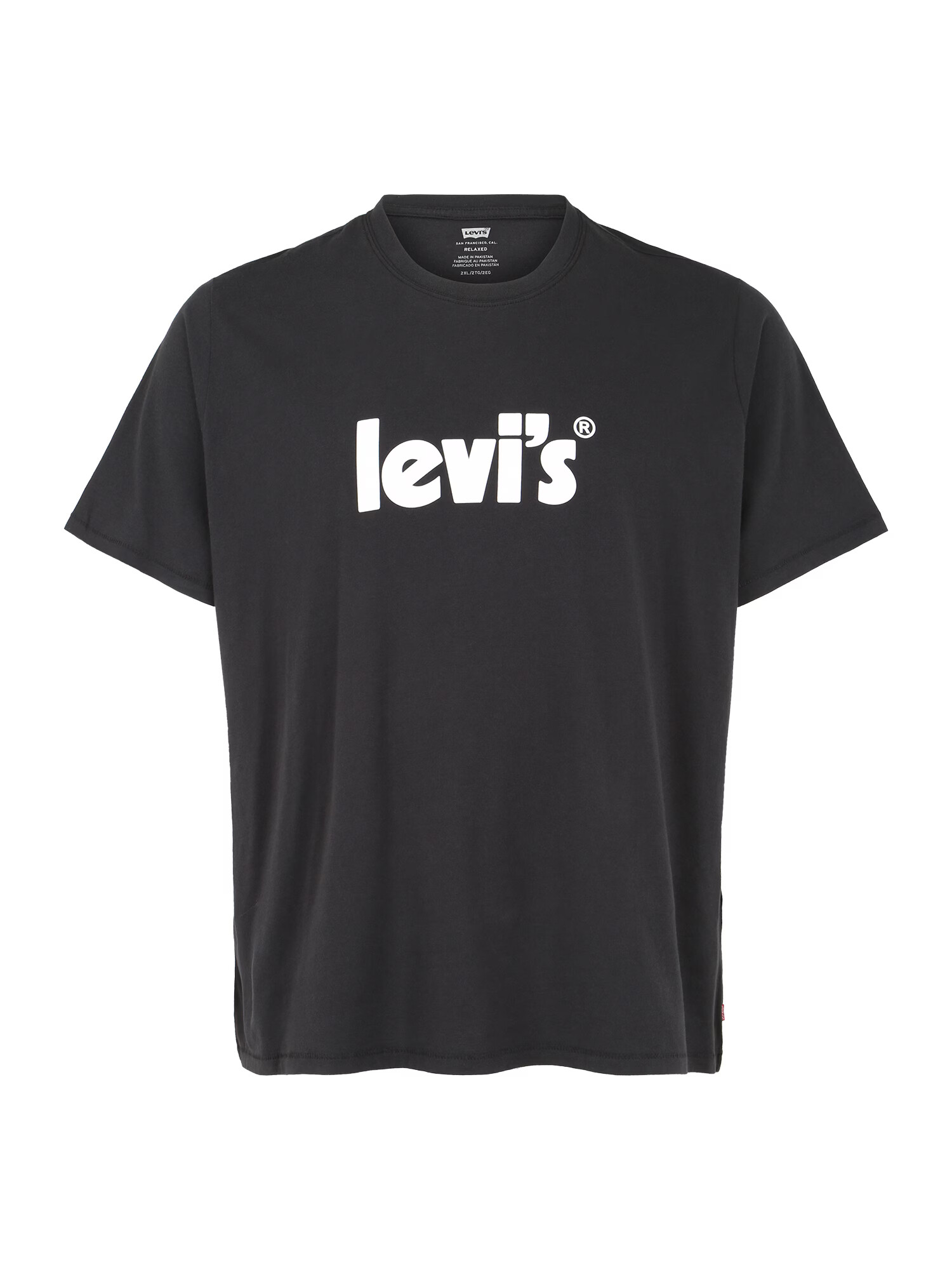 Levi's® Big & Tall Tricou negru / alb - Pled.ro