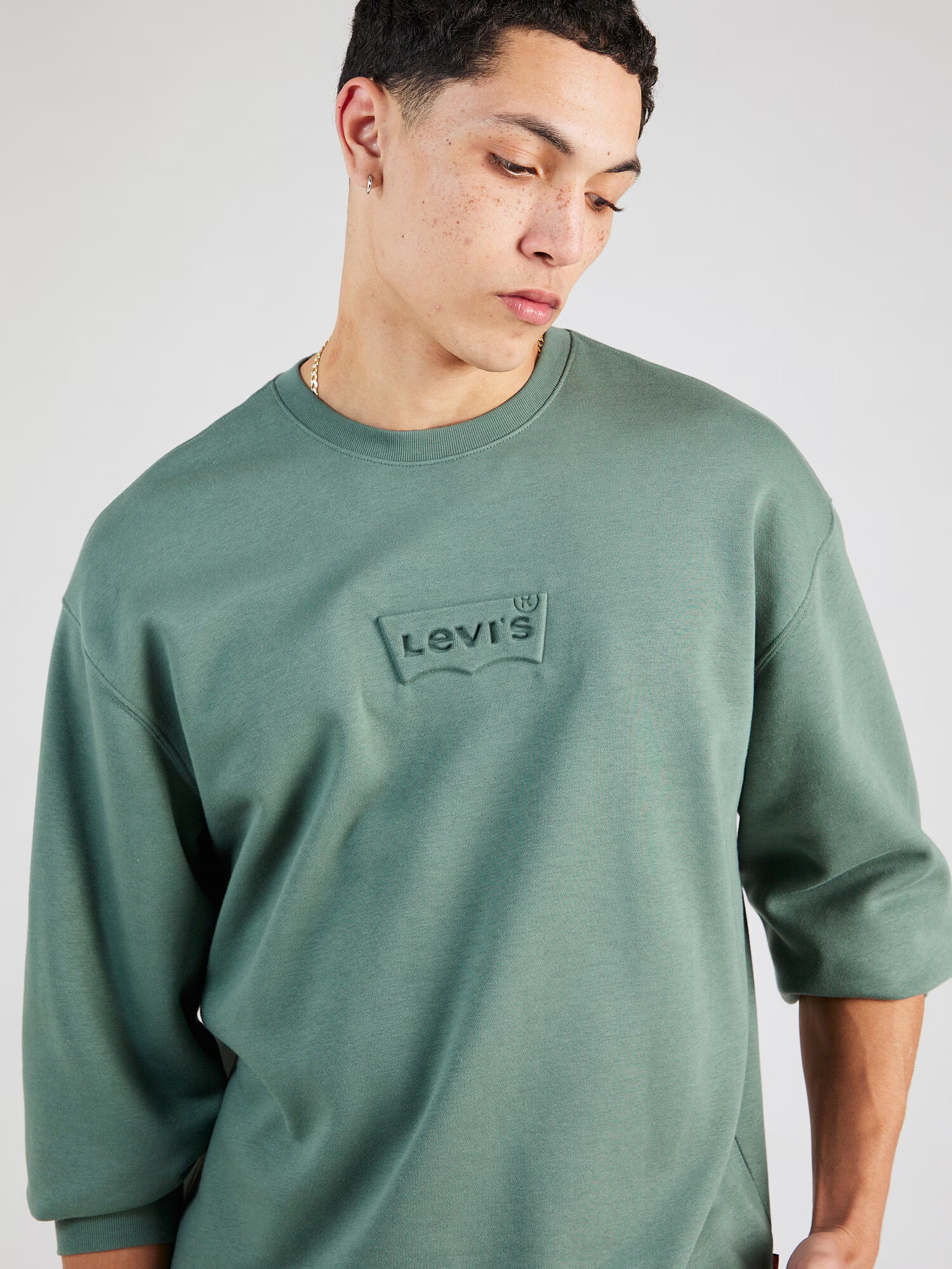 LEVI'S ® Bluză de molton verde închis - Pled.ro