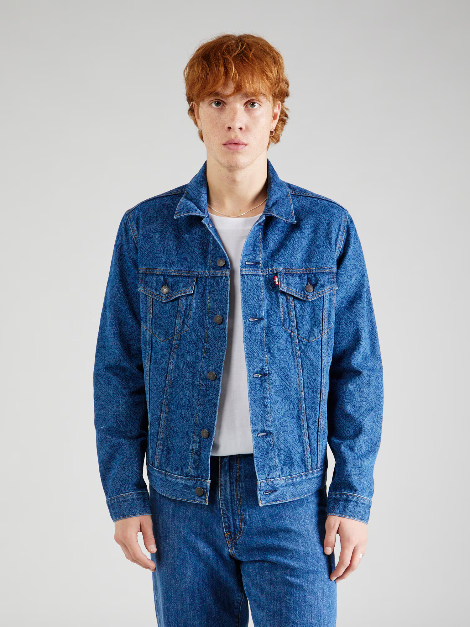 LEVI'S ® Geacă de primăvară-toamnă indigo / albastru denim / roșu / alb - Pled.ro