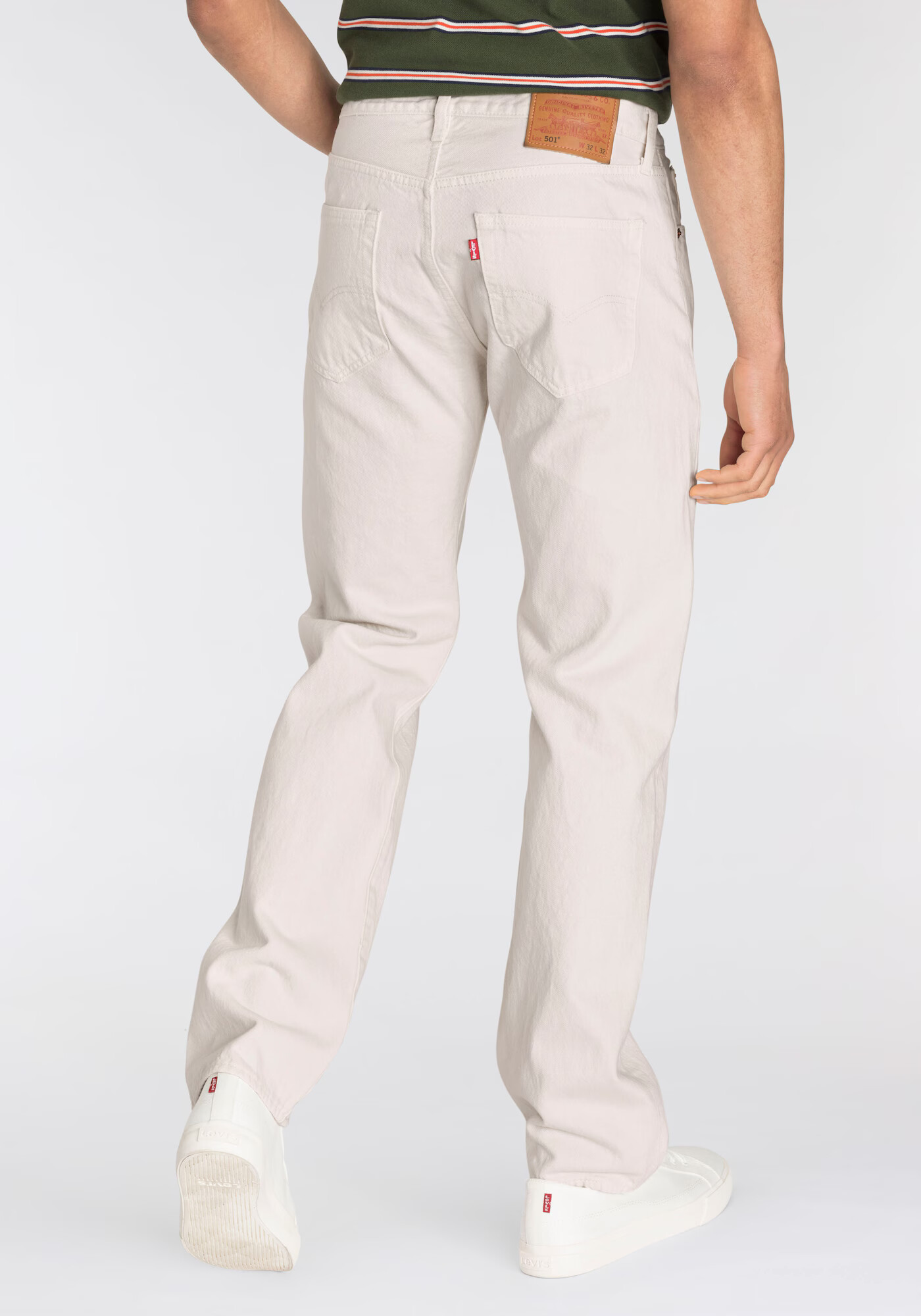 LEVI'S ® Jeans '501' maro / alb murdar - Pled.ro