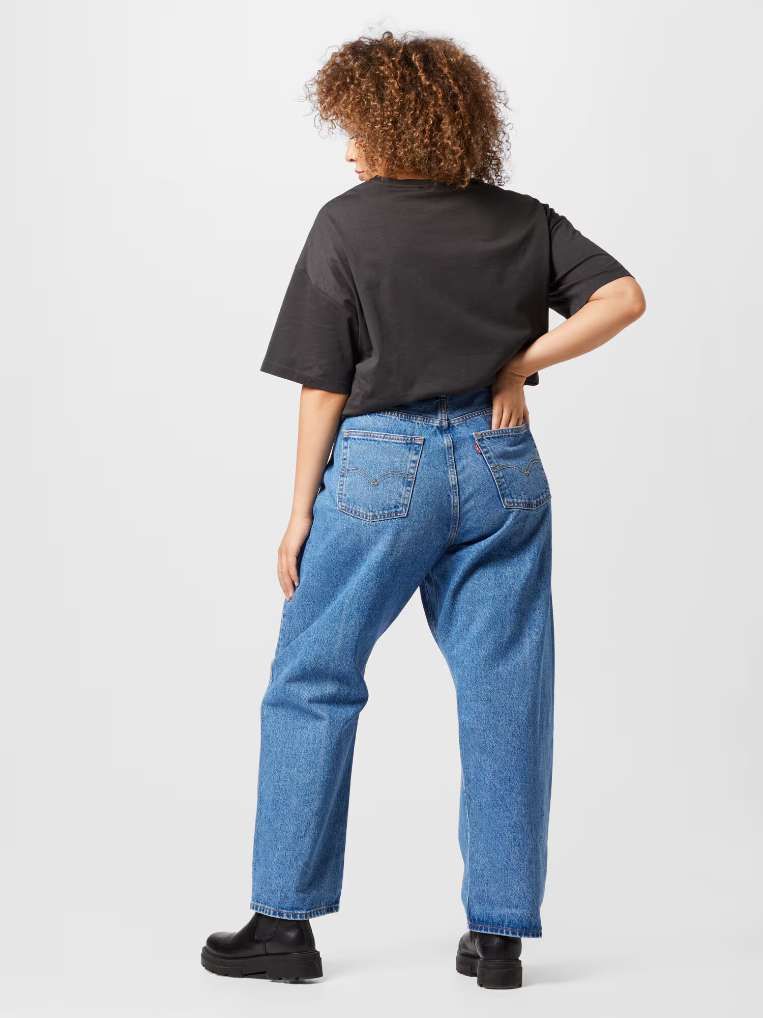 Levi's® Plus Jeans 'PLUS 501®90S MED INDIGO - WORN IN' albastru denim - Pled.ro