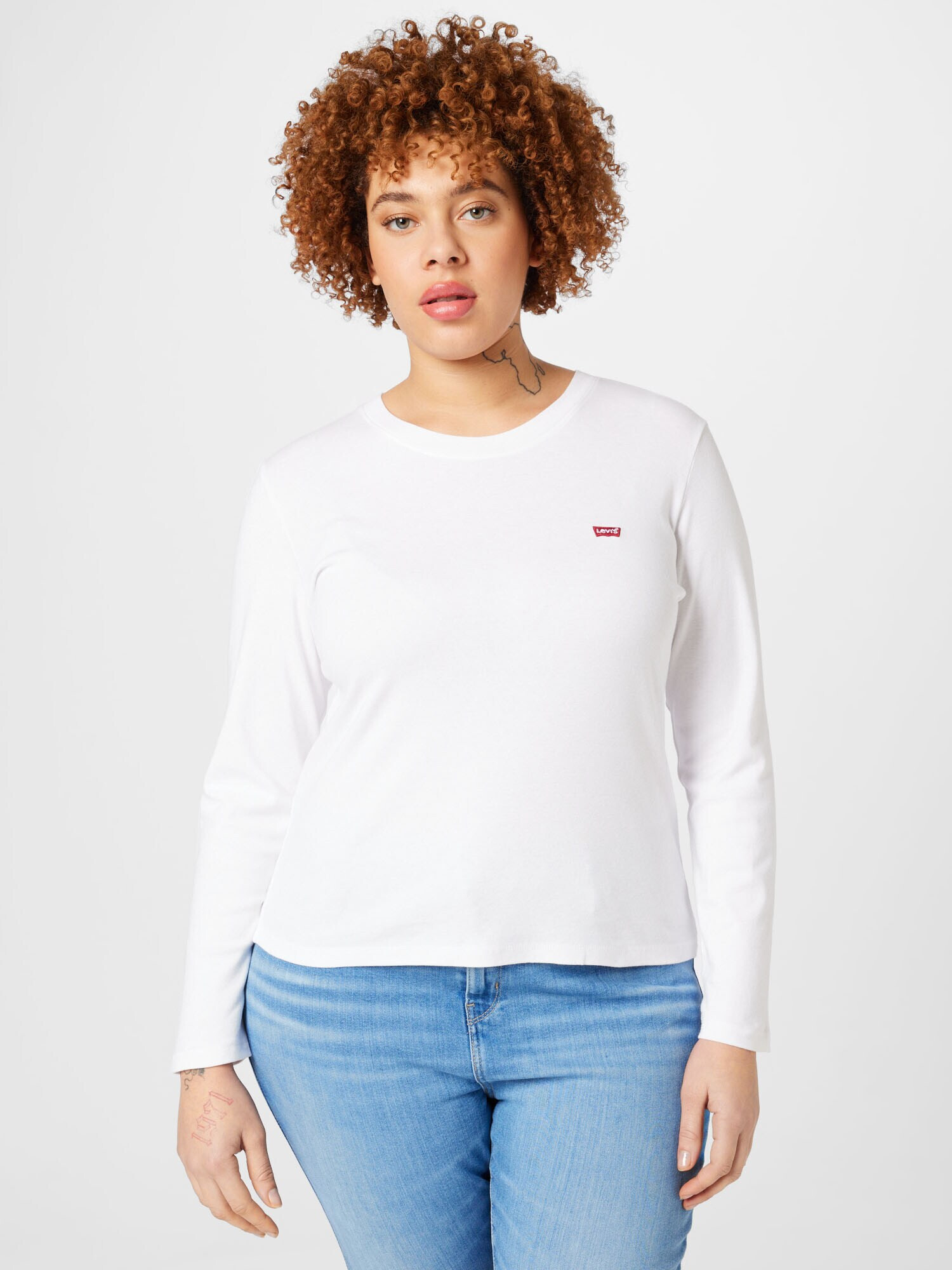 Levi's® Plus Tricou roșu carmin / alb - Pled.ro