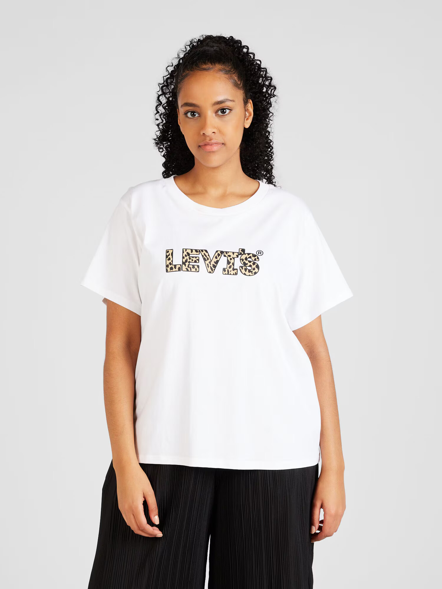 Levi's® Plus Tricou bej / maro închis / alb - Pled.ro