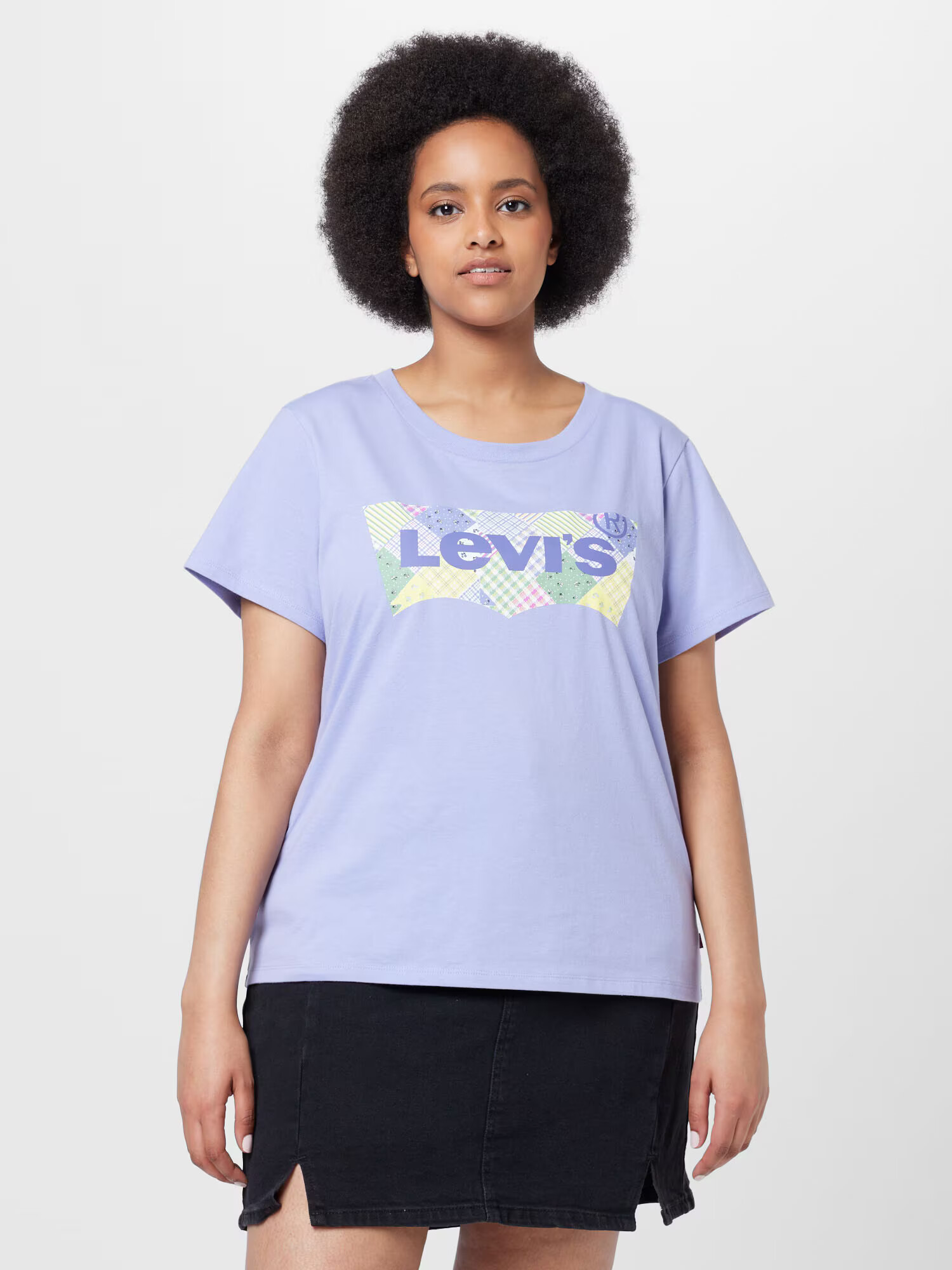 Levi's® Plus Tricou 'Perfect' galben deschis / mov lavandă / fucsia / alb - Pled.ro