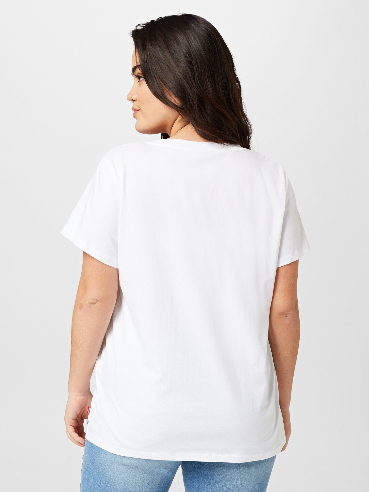 Levi's® Plus Tricou 'PERFECT' alb - Pled.ro