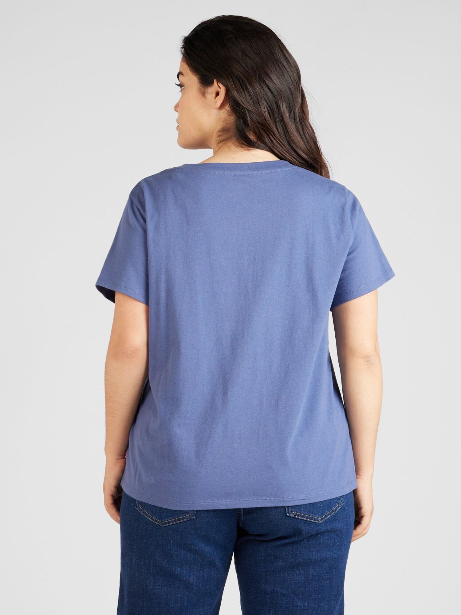 Levi's® Plus Tricou 'Perfect' azur / albastru porumbel / alb - Pled.ro