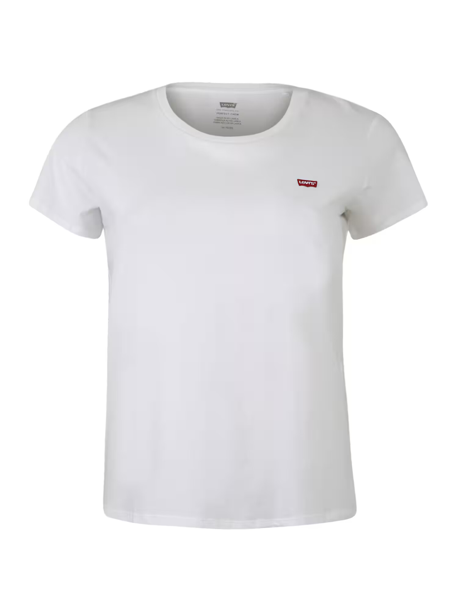 Levi's® Plus Tricou 'PL Perfect Crew' alb - Pled.ro