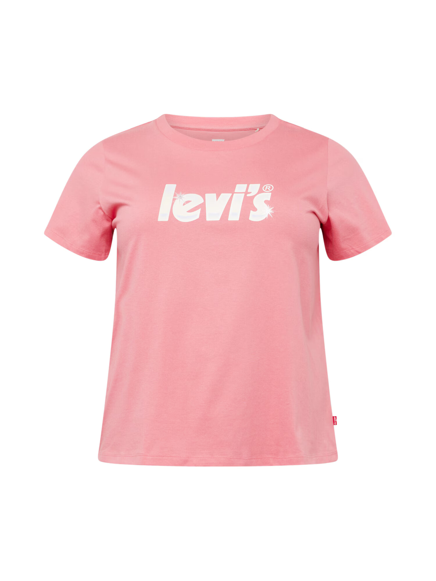 Levi's® Plus Tricou roz / argintiu / alb - Pled.ro