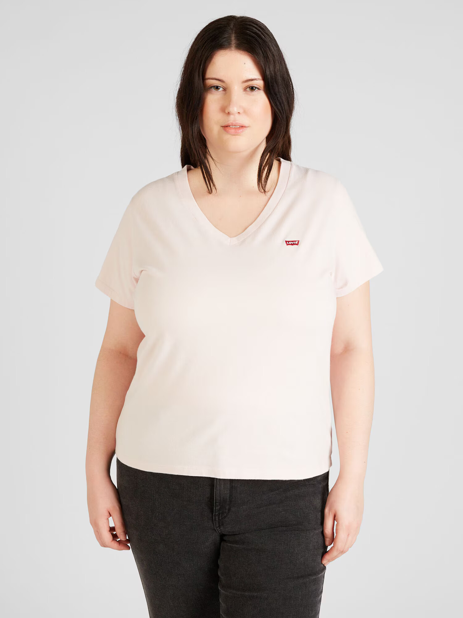 Levi's® Plus Tricou roz pastel / roșu / alb - Pled.ro