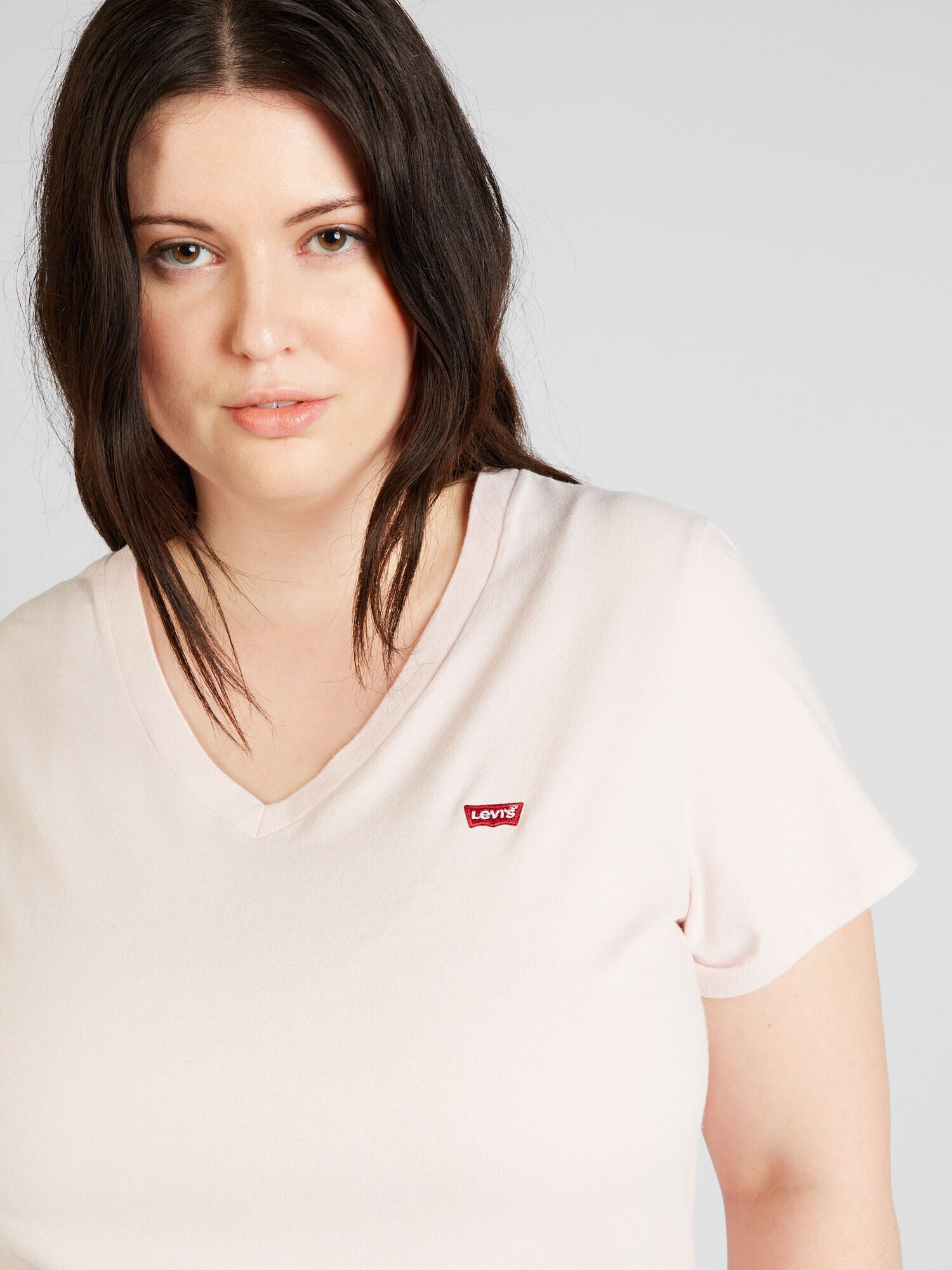 Levi's® Plus Tricou roz pastel / roșu / alb - Pled.ro