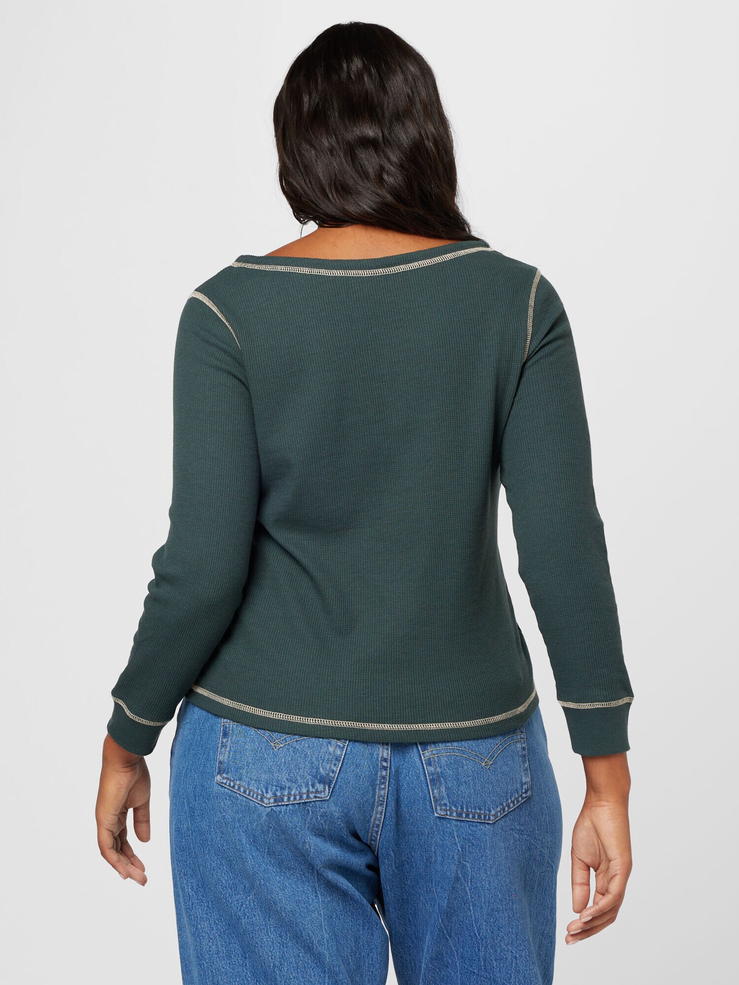 Levi's® Plus Tricou 'Sierra' bej / verde petrol - Pled.ro