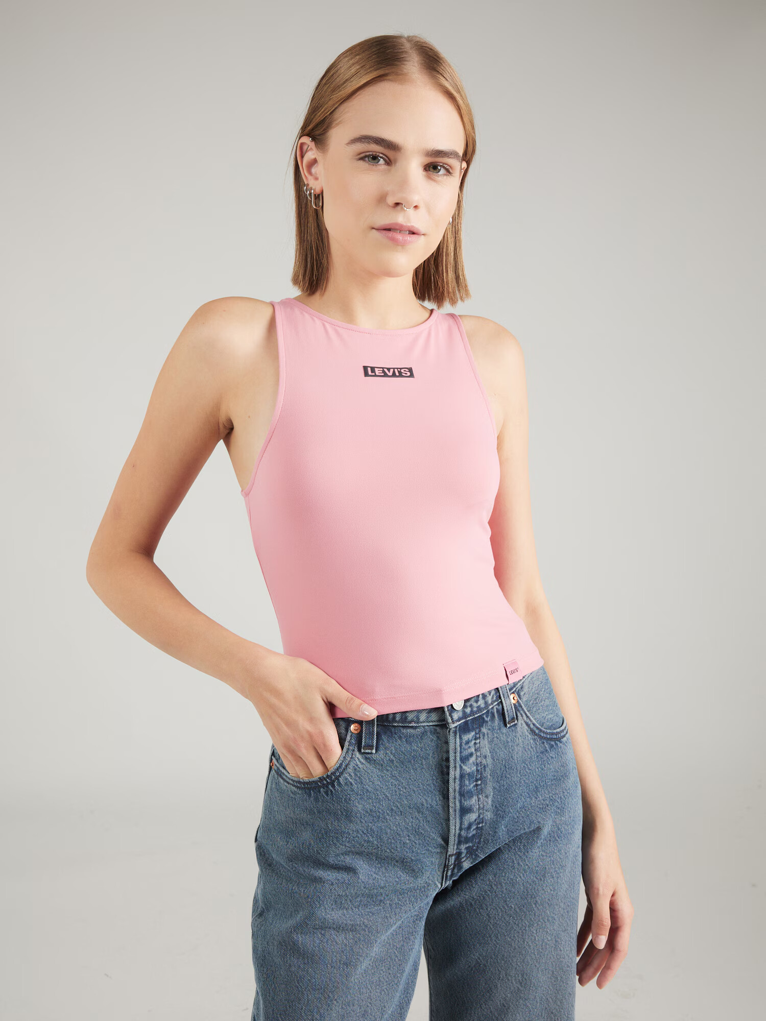 LEVI'S ® Top 'SANDOVAL' roz deschis / negru - Pled.ro