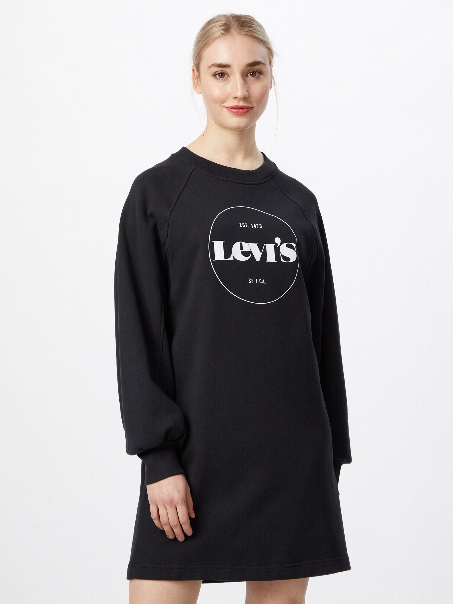 LEVI'S Rochie 'FRANNIE' negru / alb - Pled.ro