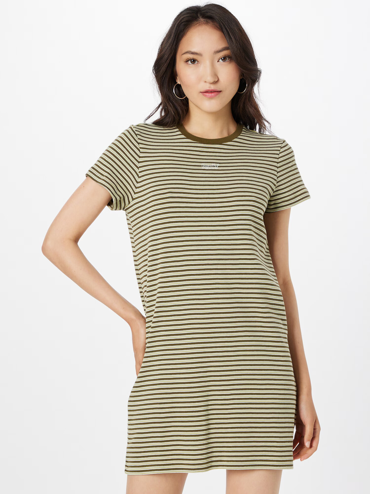 LEVI'S Rochie oliv / verde stuf / alb - Pled.ro