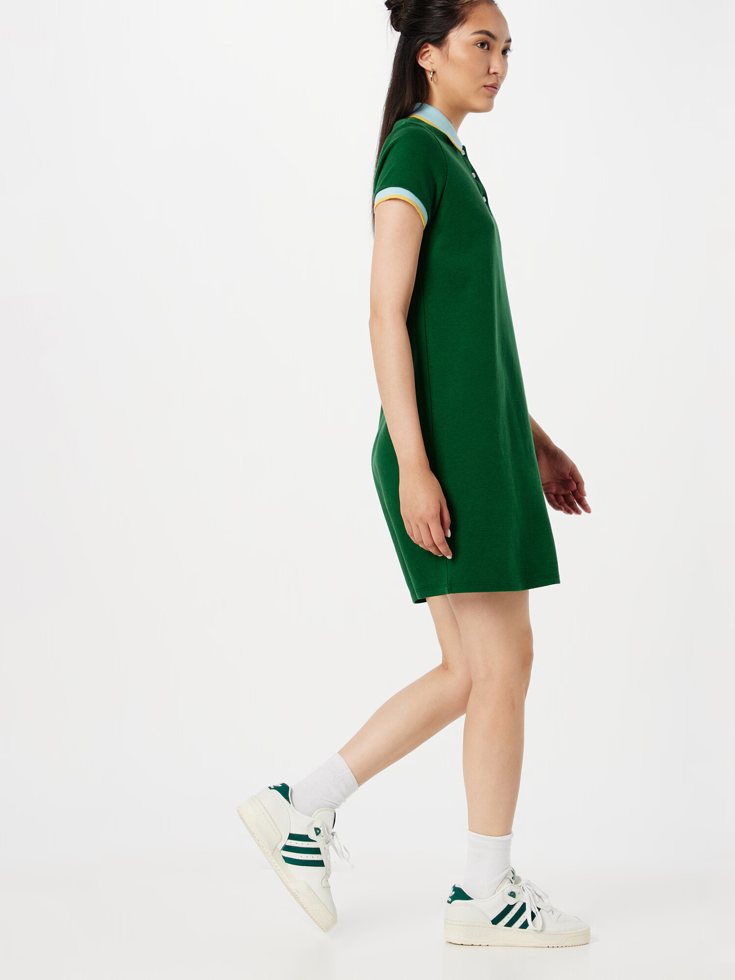 LEVI'S Rochie 'PIA' turcoaz / verde stuf / verde iarbă / alb - Pled.ro