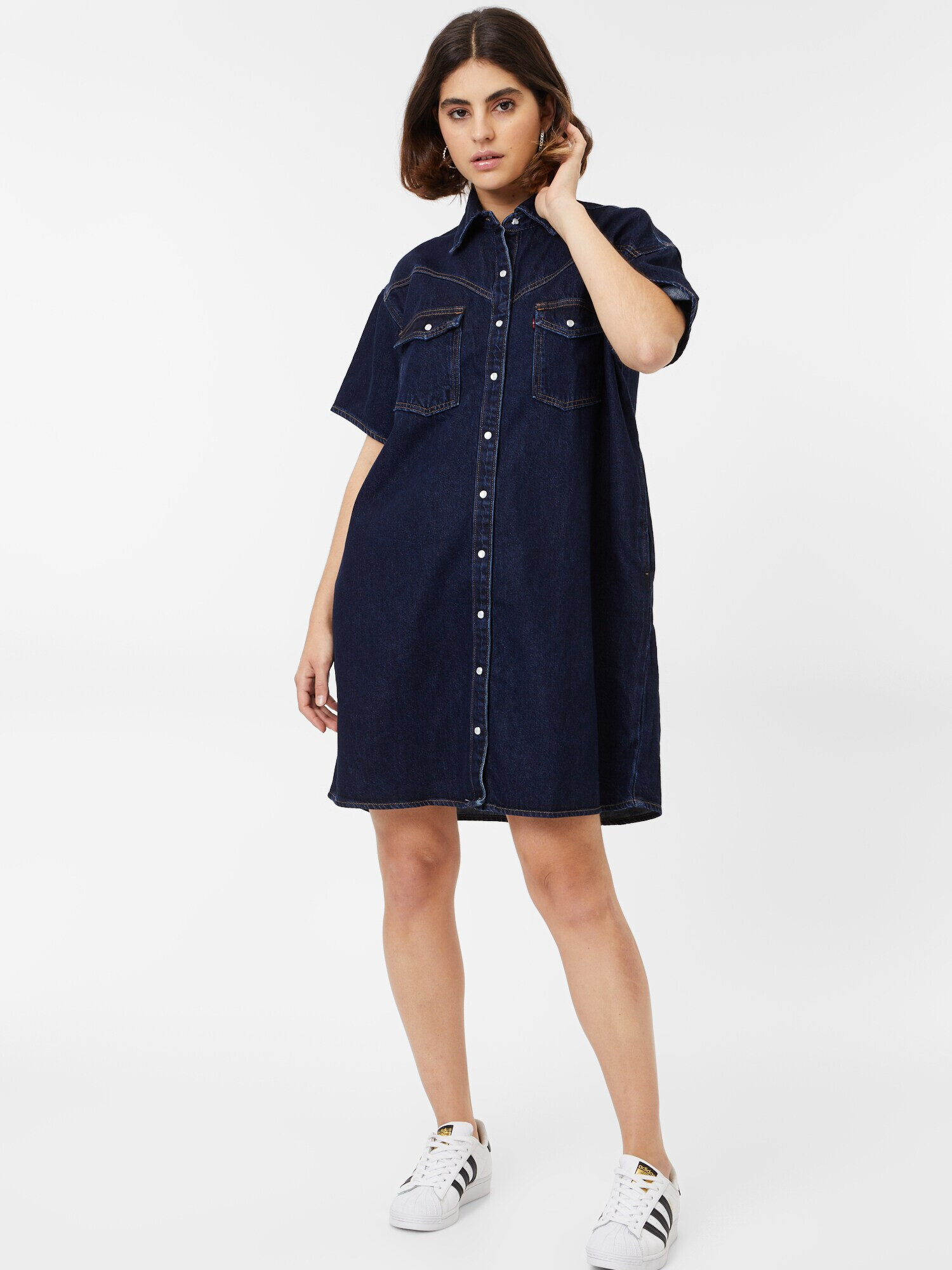 LEVI'S Rochie tip bluză 'ELOWEN' albastru denim - Pled.ro