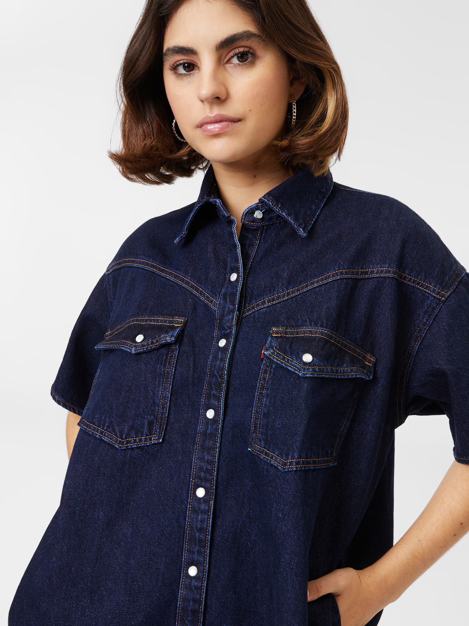 LEVI'S Rochie tip bluză 'ELOWEN' albastru denim - Pled.ro