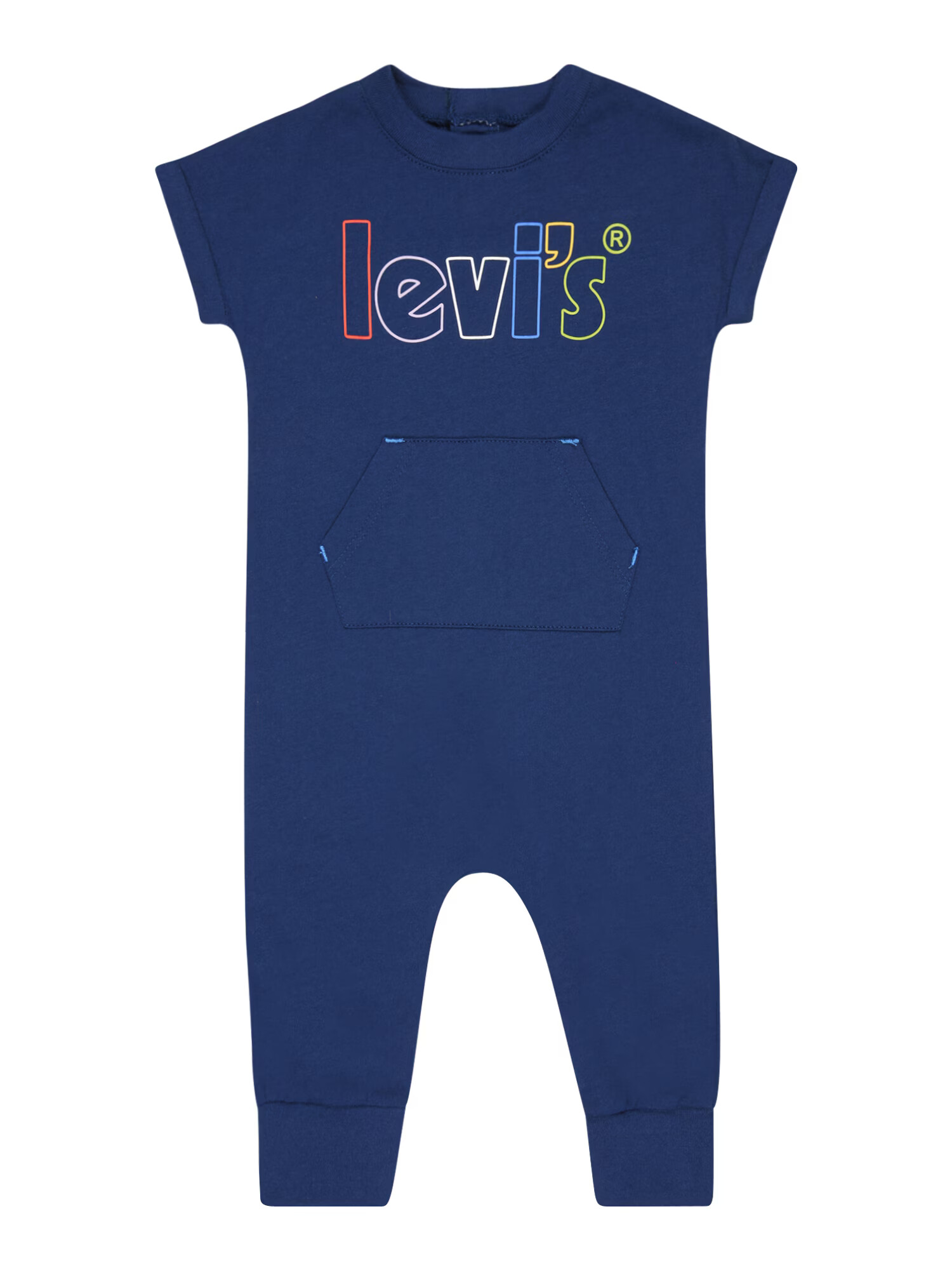 LEVI'S Salopetă bleumarin / verde / mov deschis / roșu - Pled.ro