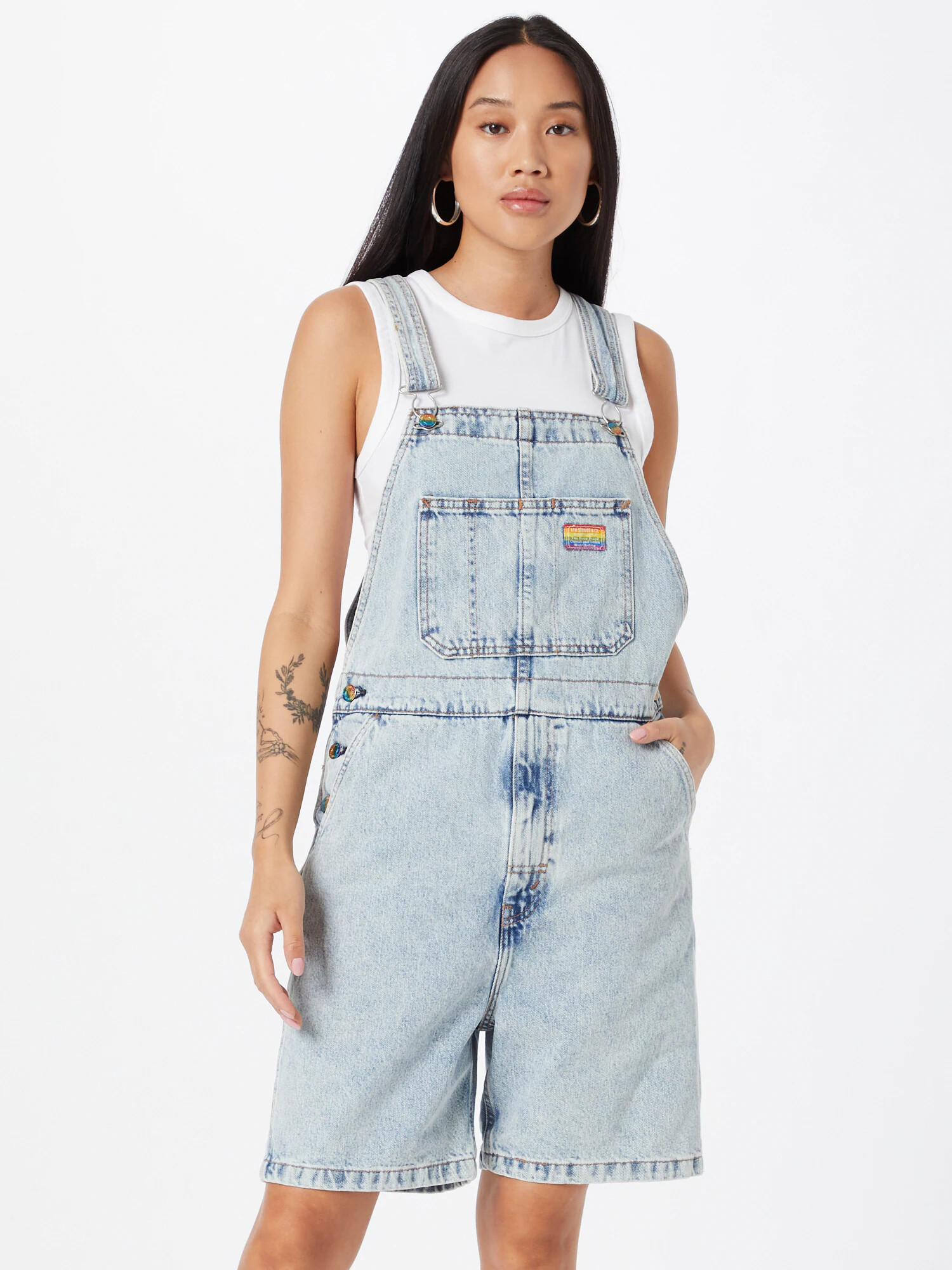 LEVI'S Salopetă 'LIBERATION SHORT ALL' albastru denim - Pled.ro