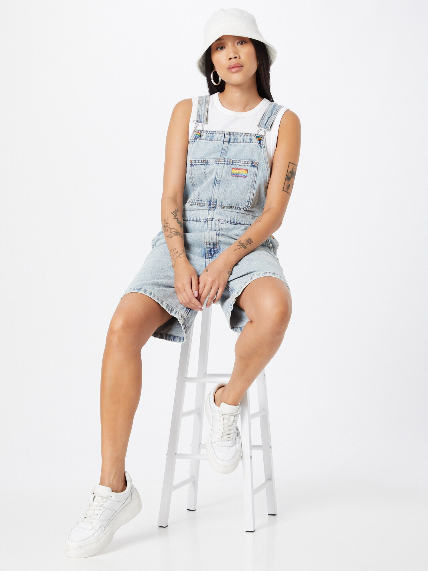 LEVI'S Salopetă 'LIBERATION SHORT ALL' albastru denim - Pled.ro