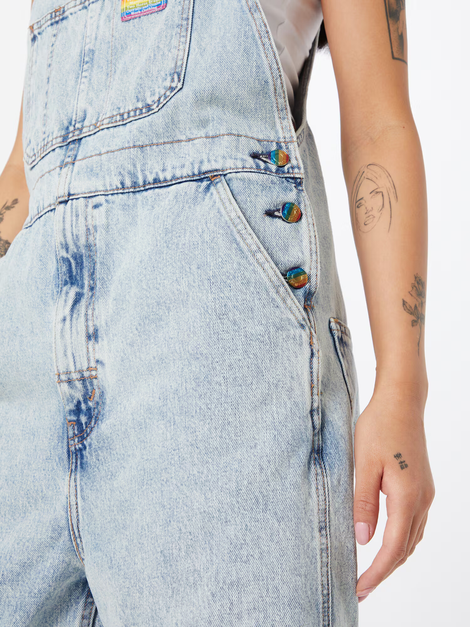 LEVI'S Salopetă 'LIBERATION SHORT ALL' albastru denim - Pled.ro