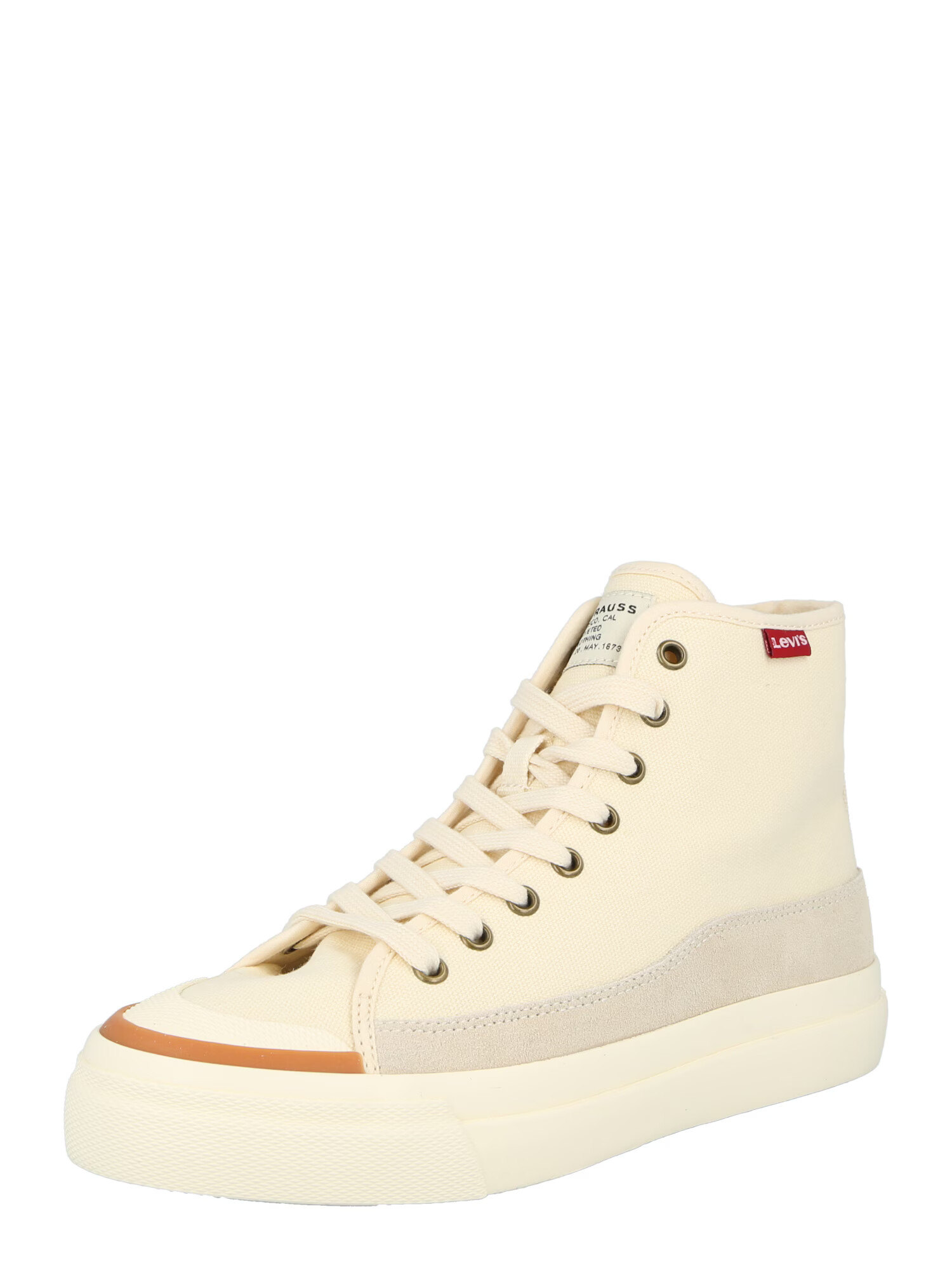 LEVI'S Sneaker înalt 'Square' culoarea pielii / ecru - Pled.ro