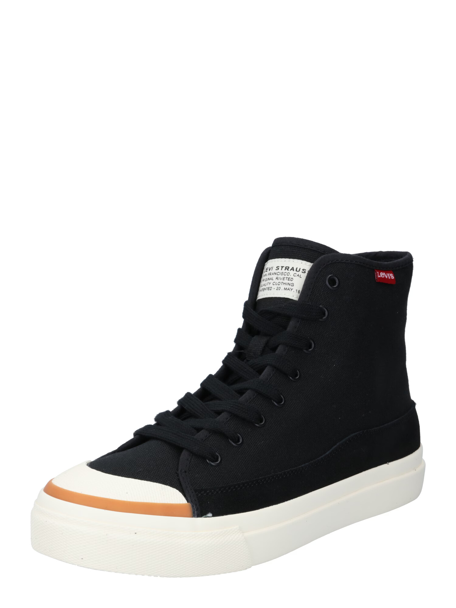 LEVI'S Sneaker înalt 'Square' maro caramel / negru / alb - Pled.ro