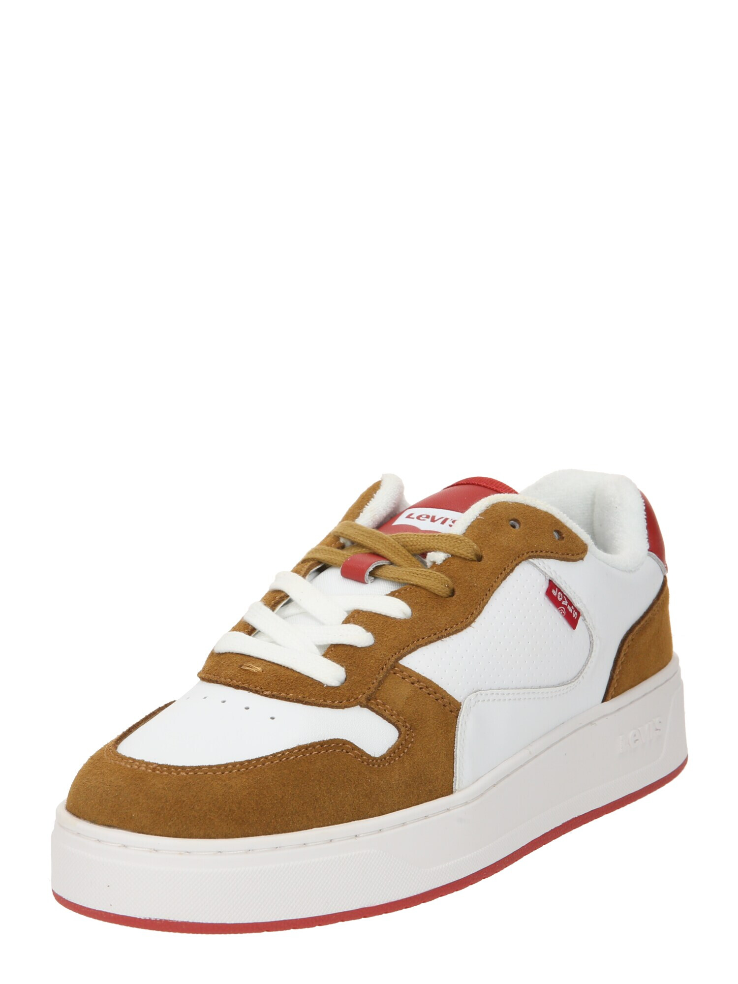 LEVI'S ® Sneaker low 'GLIDE' maro / roșu / alb - Pled.ro