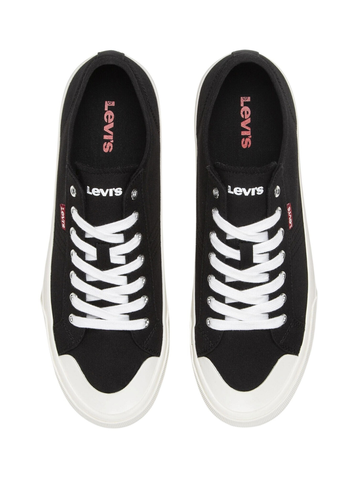 LEVI'S Sneaker low 'Hernandez 3.0' negru / alb - Pled.ro