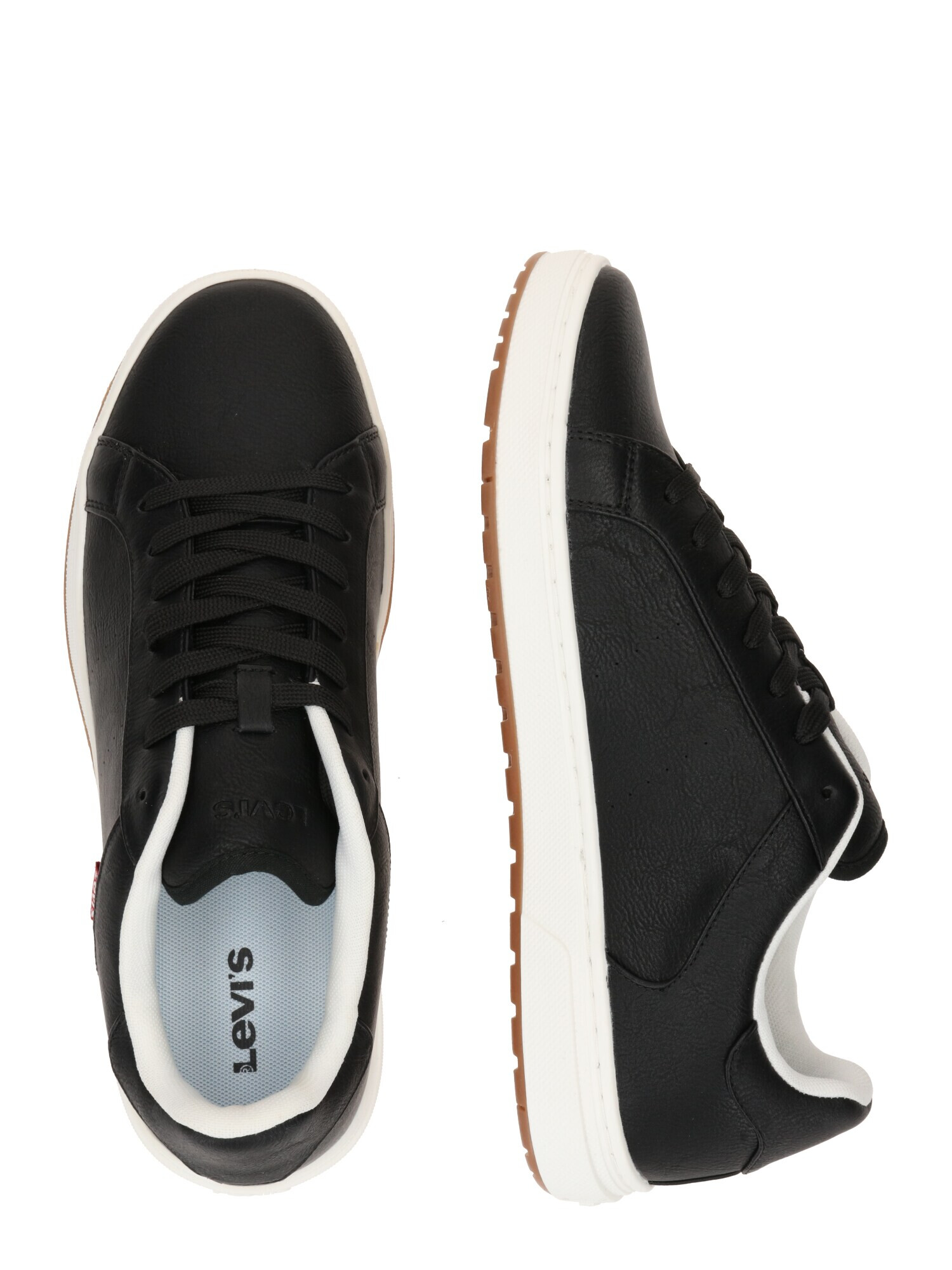 LEVI'S Sneaker low 'PIPER' roșu / negru - Pled.ro