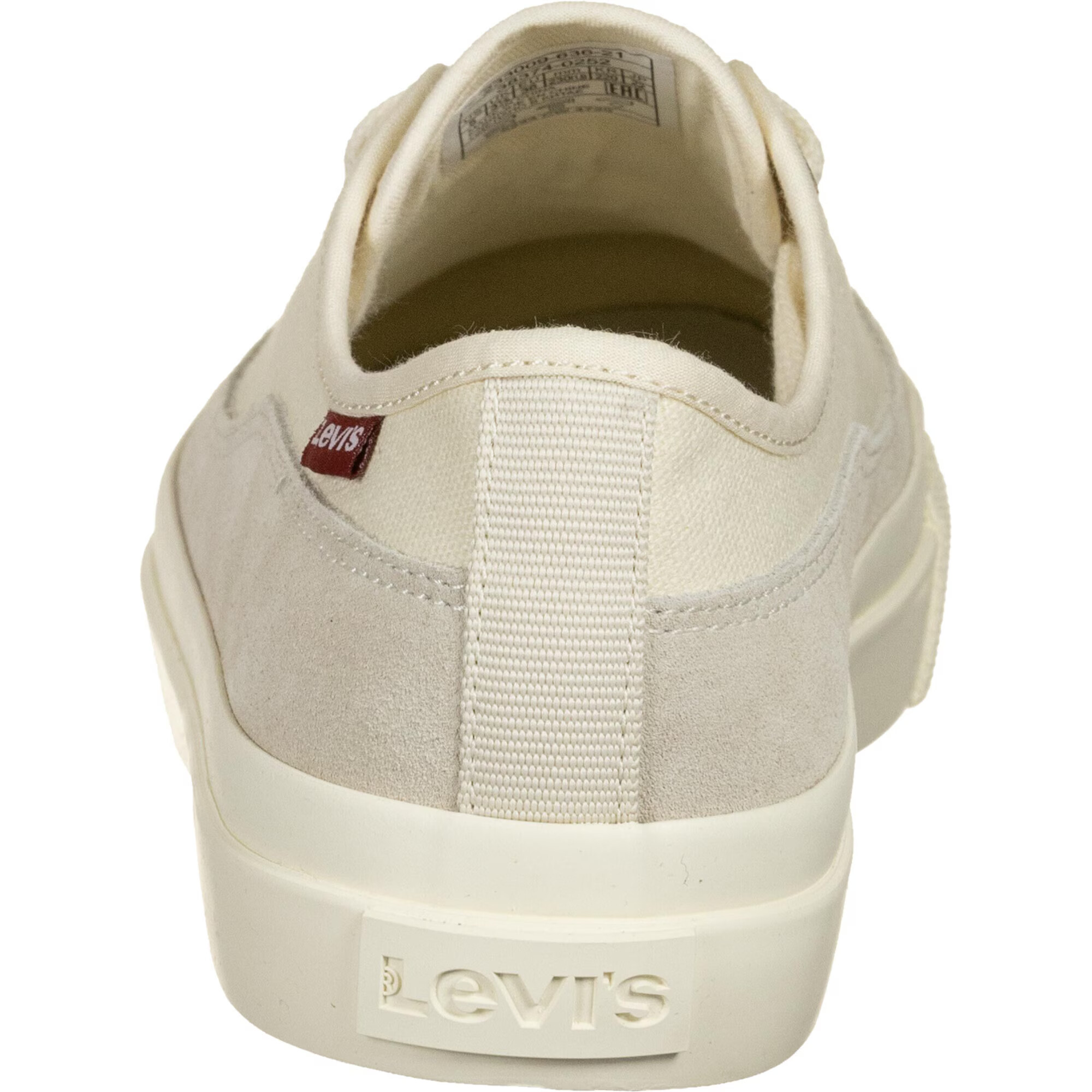 LEVI'S Sneaker low 'Square' bej / ecru / roșu - Pled.ro