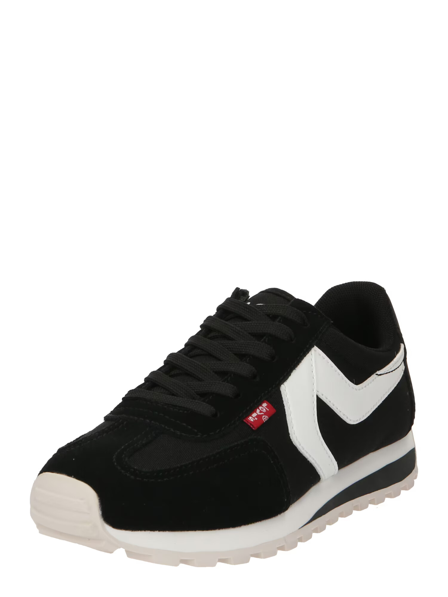 LEVI'S Sneaker low 'STRYDER' negru / alb - Pled.ro