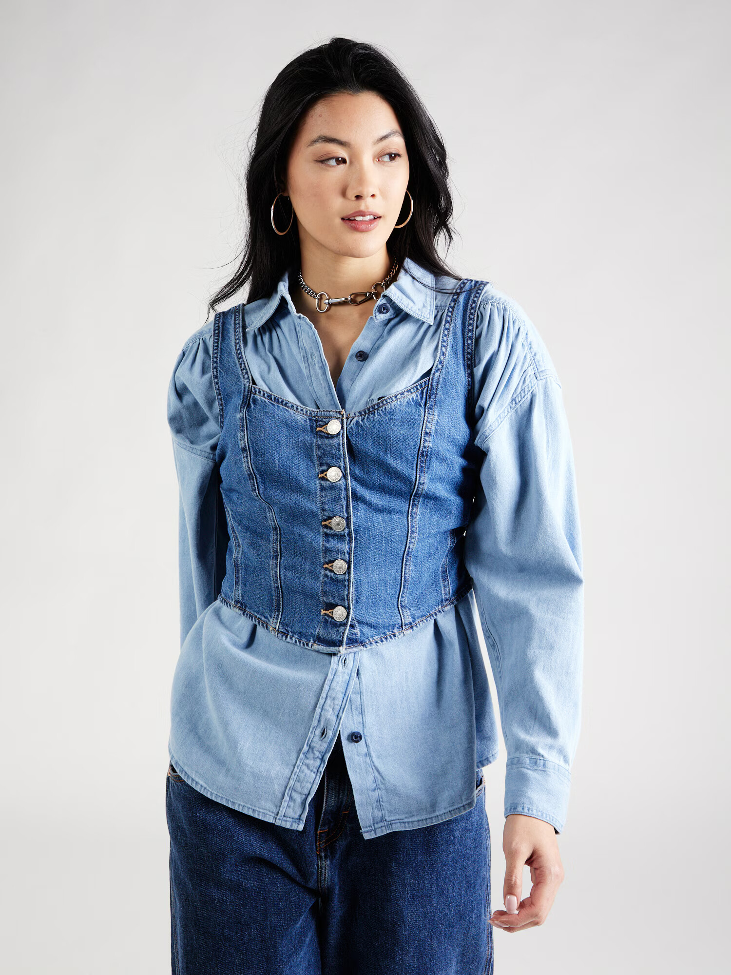 LEVI'S ® Top 'ALANI' albastru denim - Pled.ro