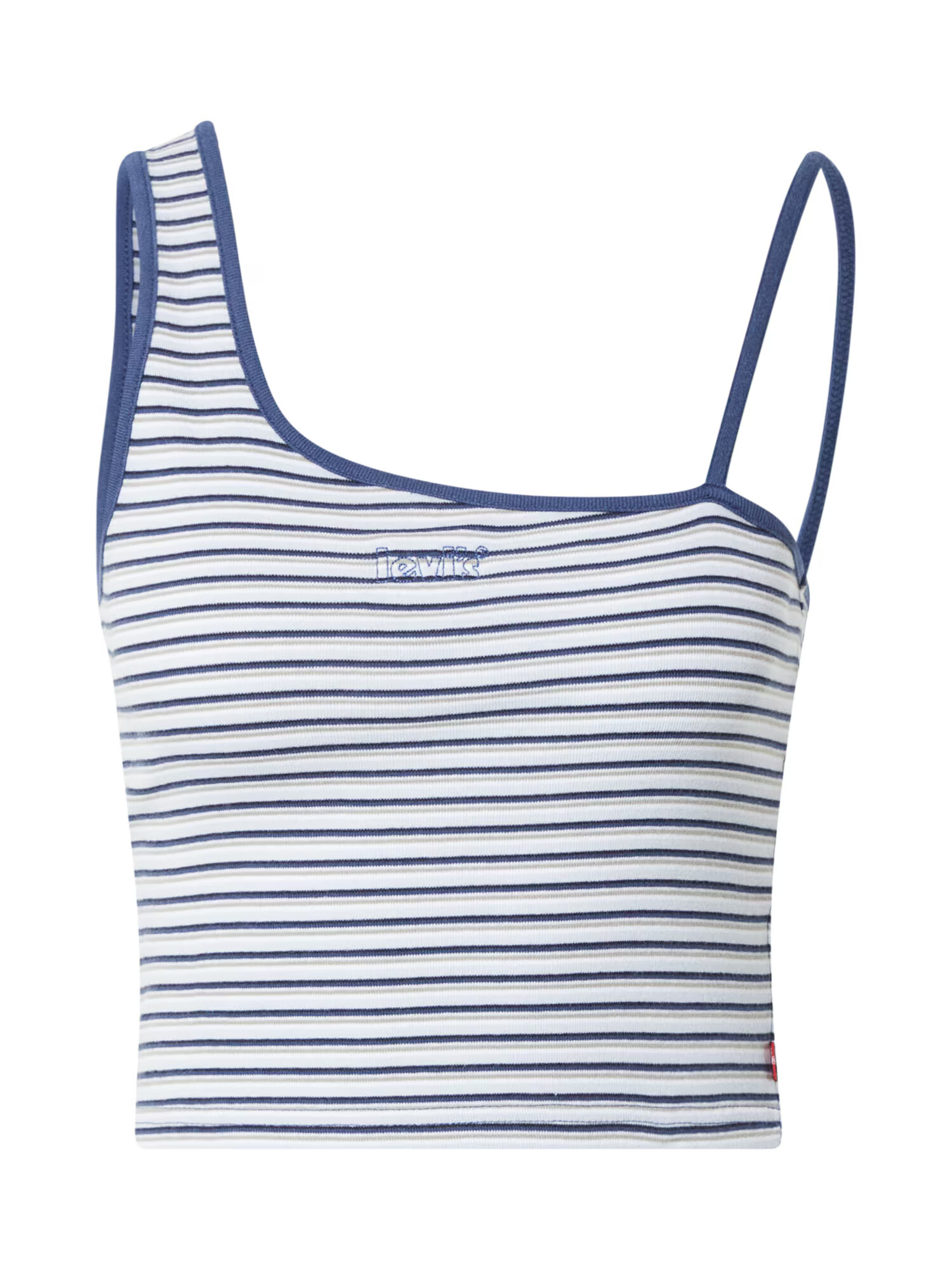 LEVI'S Top 'HOOP TANK GREENS' albastru / gri deschis / negru / alb - Pled.ro