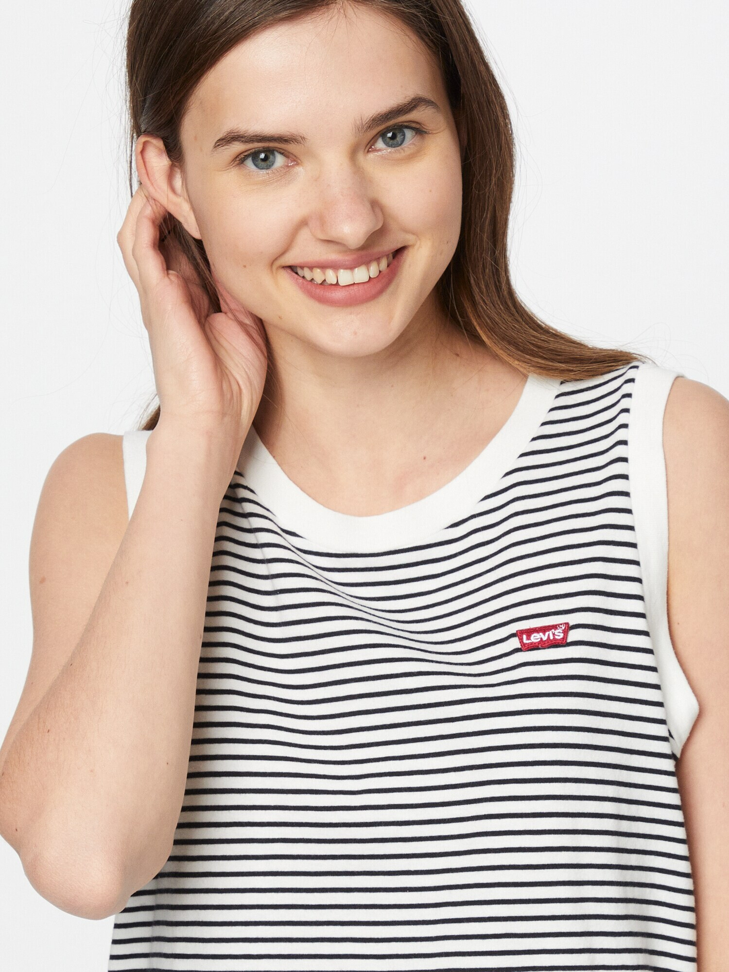 LEVI'S Top 'DARA TANK MULTI-COLOR' negru / alb - Pled.ro